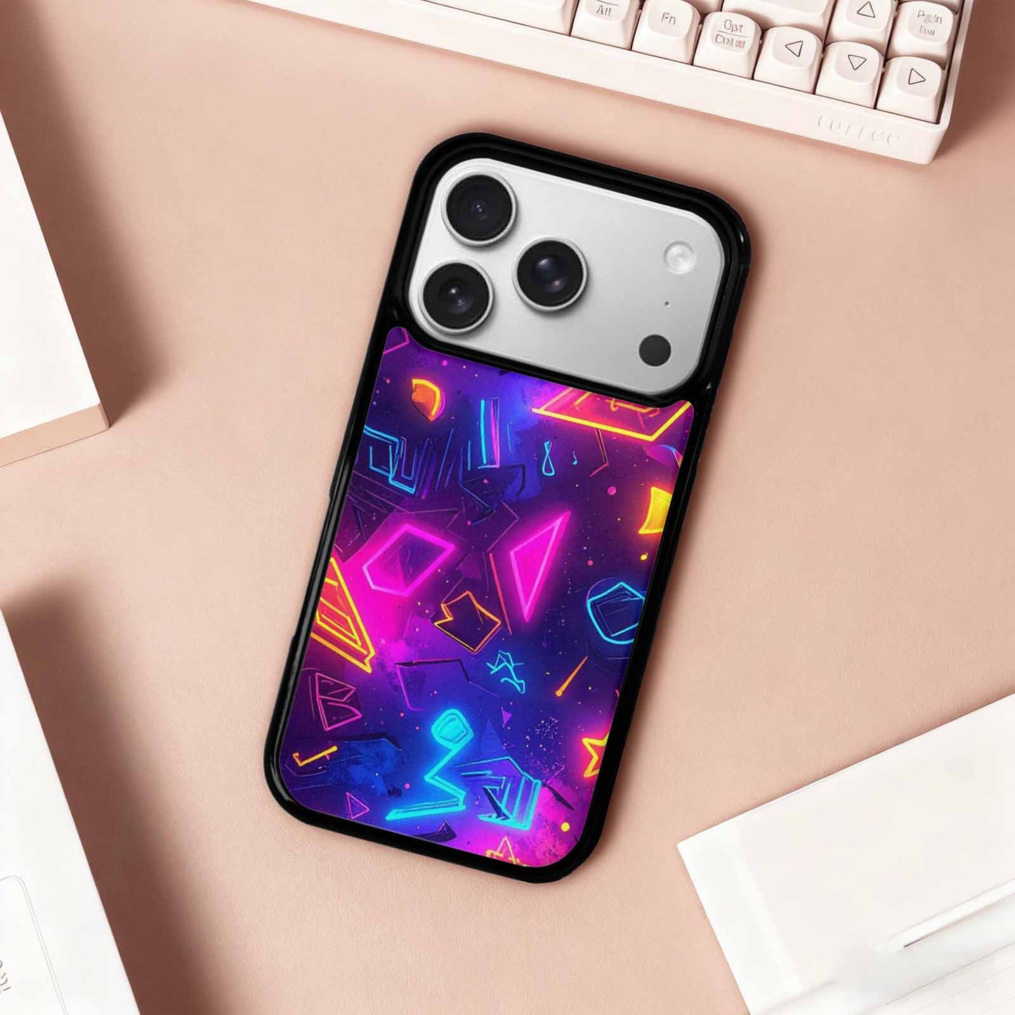 iPhone 17 Pro Case — Retro Motif Retro Motifs Qad Retro, Original Design Phone Case