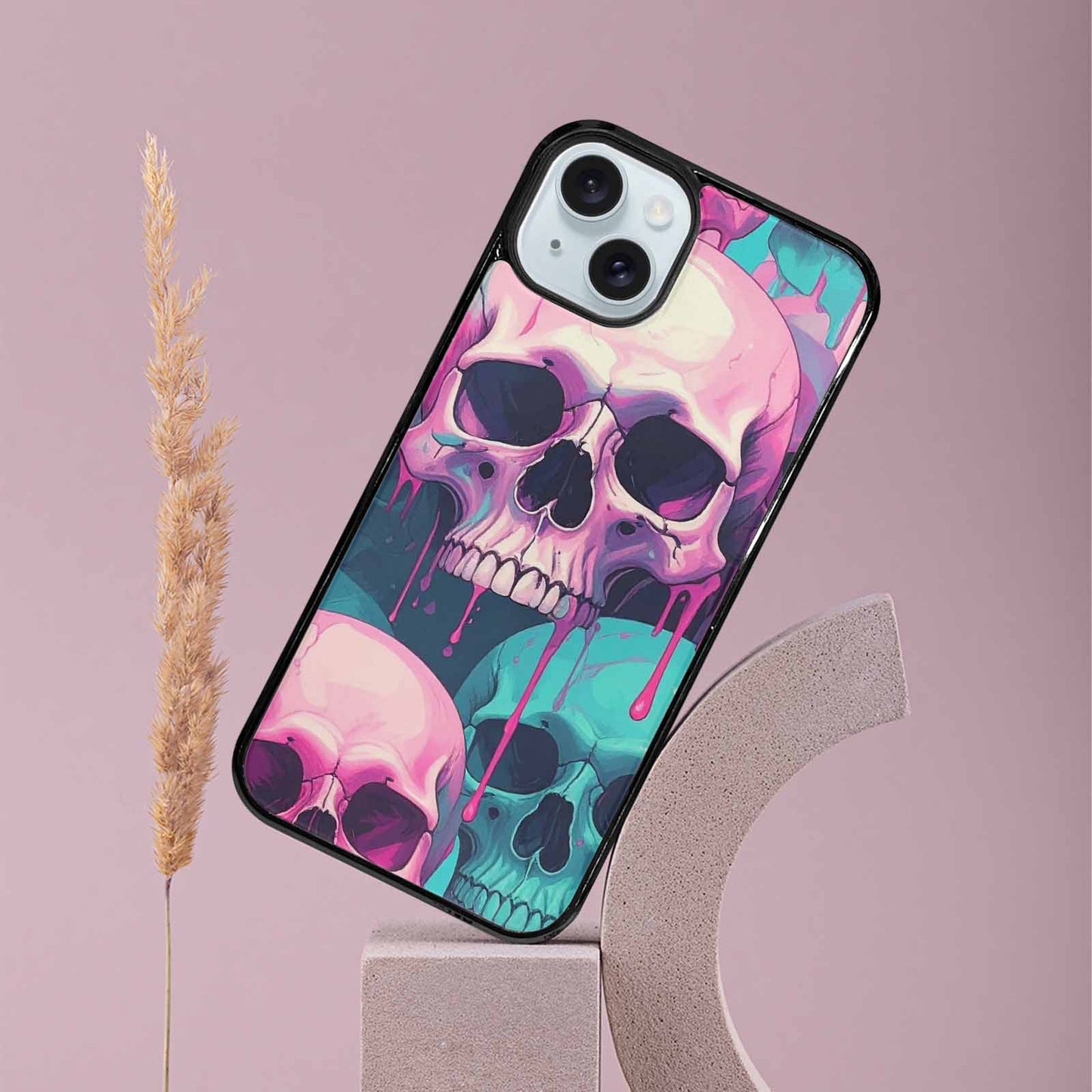 iPhone 15 Plus Case — Thousands Of Skulls Custom, Custom Print Case Cover