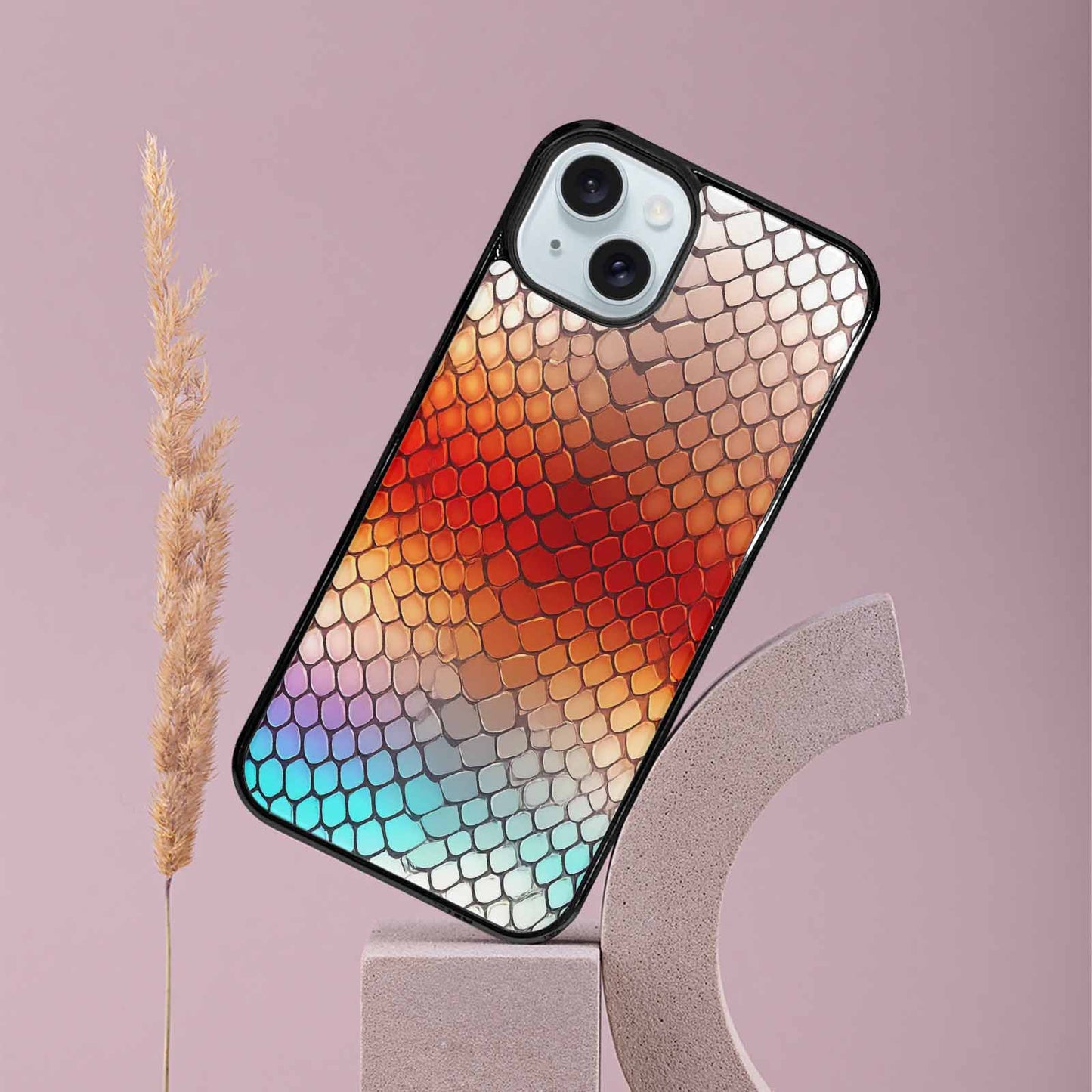 iPhone 15 Plus Case — Dark Snake Print Custom, Personalized Phone Case
