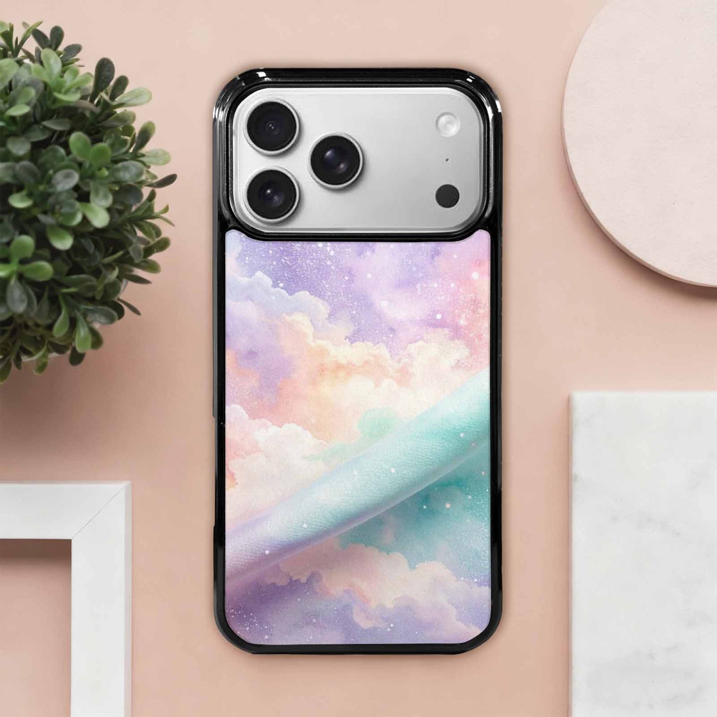 iPhone 17 Pro Max Case — Galaxy Texture In Soft Galaxy Space, Unique Phone Case Design