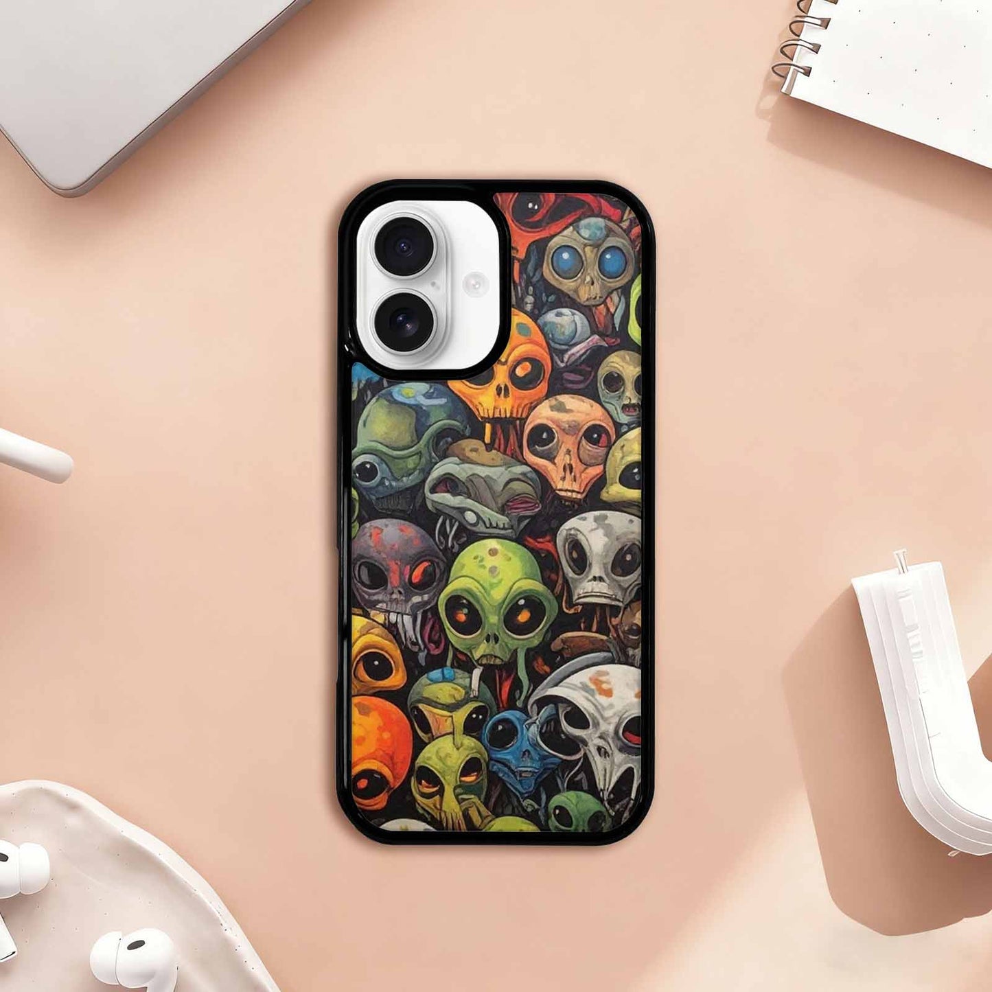 iPhone 17 Case — Aliens Camo Aliens Alien Scifi, Original Design Phone Case
