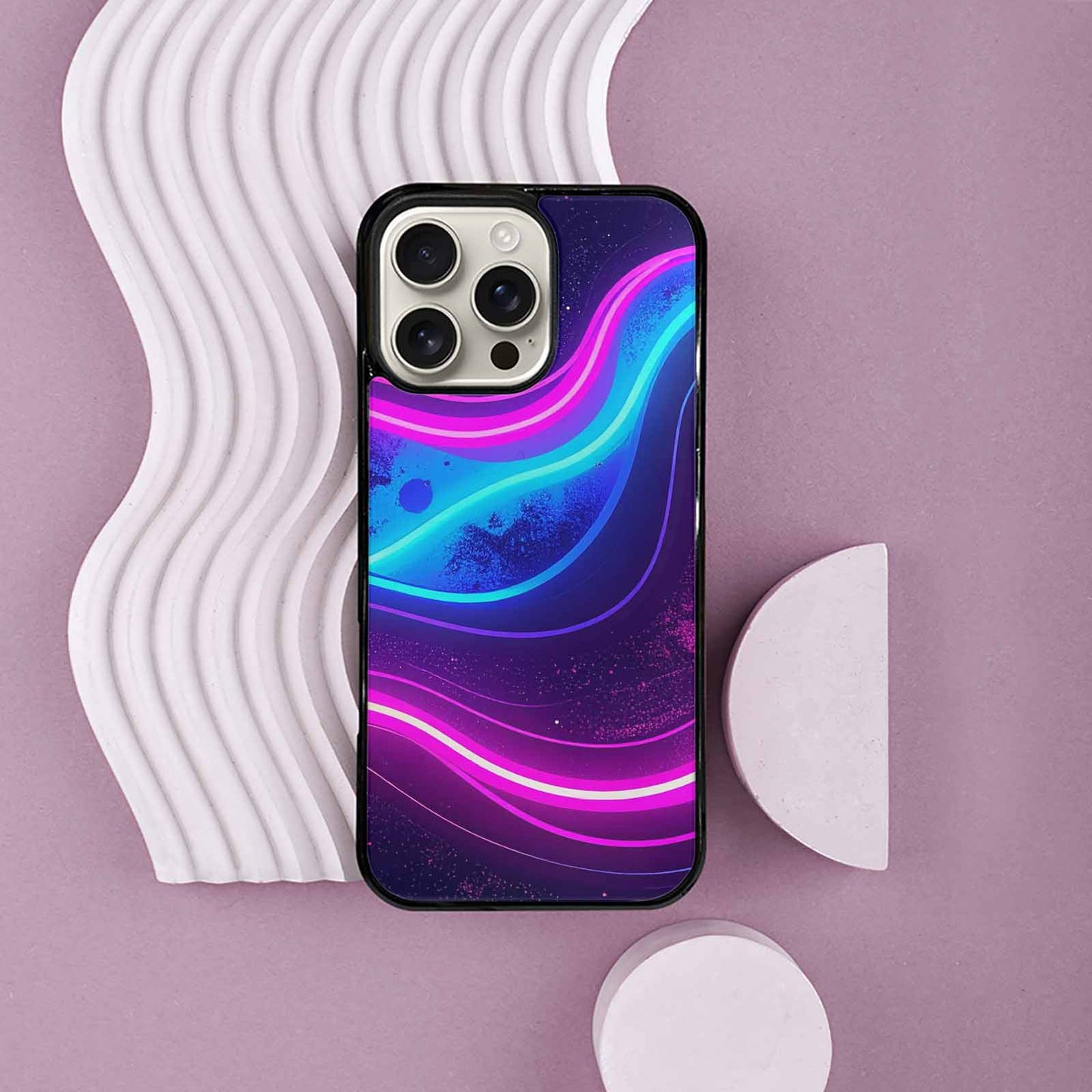 iPhone 16 Pro Max Case — 80s Neon Cartoon Custom, Personalized Phone Case