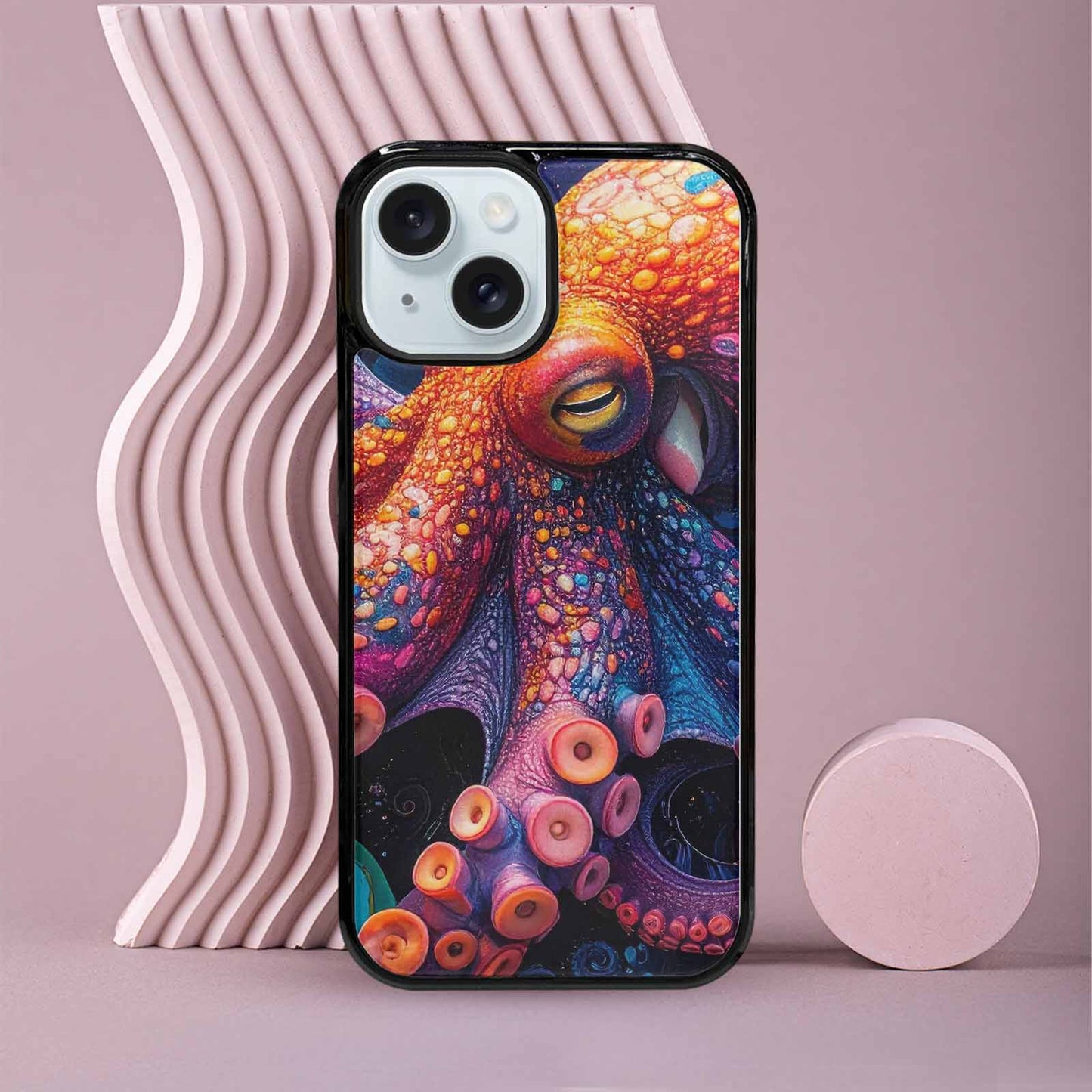 iPhone 15 Case — Octopus Tentacle Octopus Tentacle Pattern Hundreds, Custom Designed Case Cover