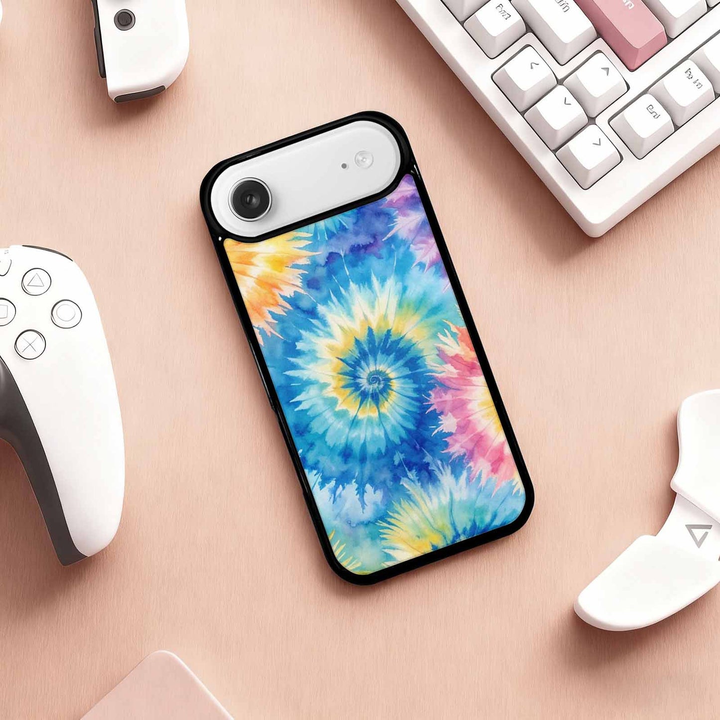 iPhone 17 Air Case — Small Tie Dye Swirl Pattern Tie, Custom Designed Case Cover