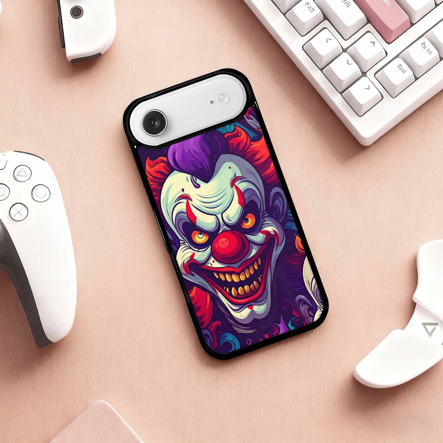 iPhone 17 Air Case — Evil Clowns Cartoon Art Pattern Cartoon, Personalized Phone Case