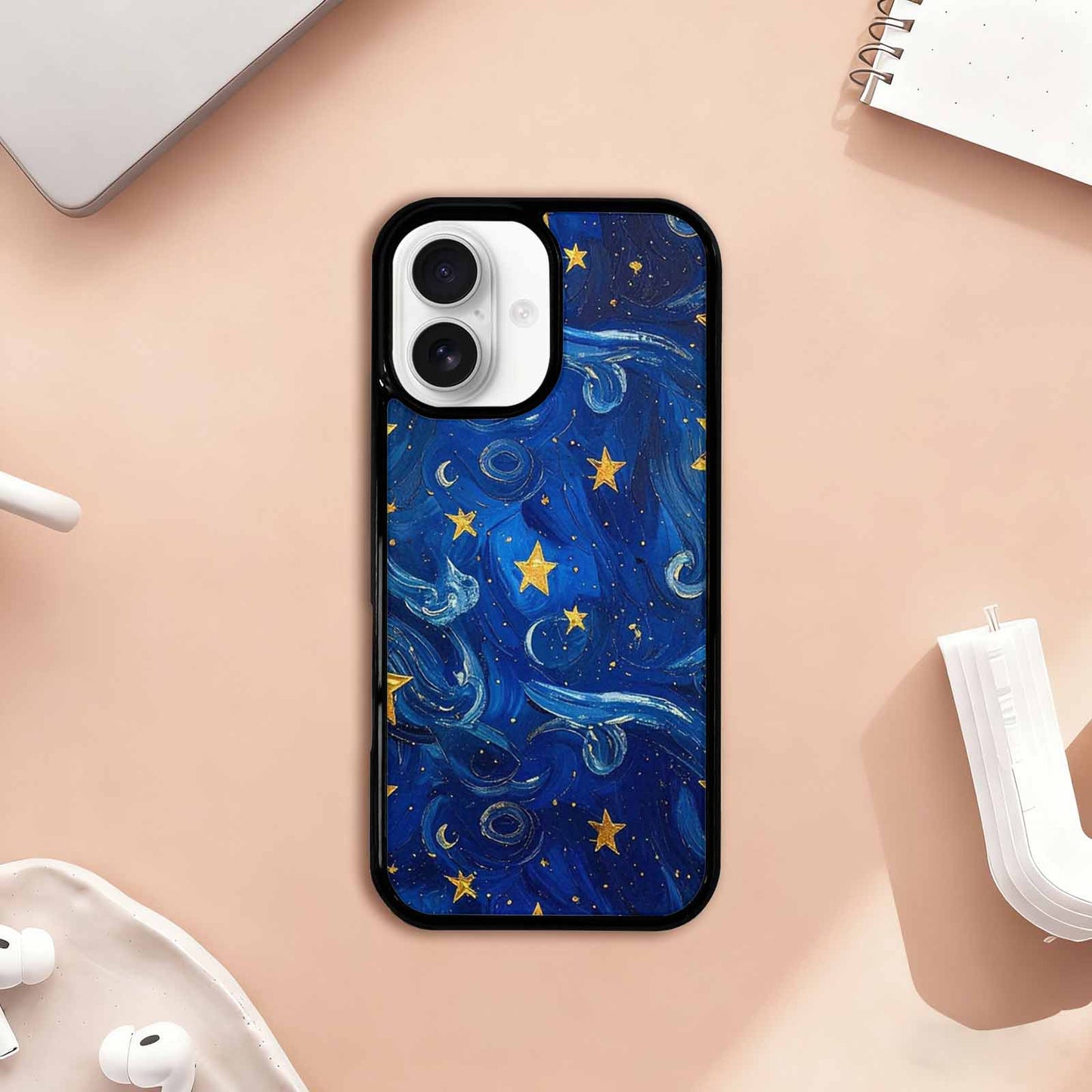 iPhone 17 Case — Starry Night Galaxy Space, Custom Made Phone Cover