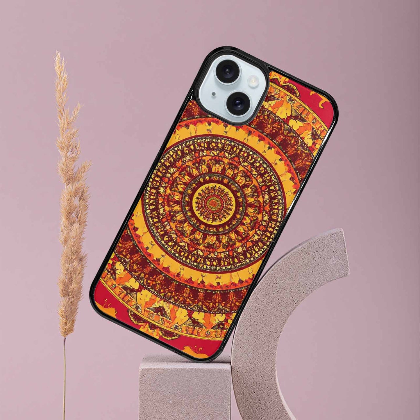 iPhone 15 Plus Case — Mandala Lions Custom, Custom Print Case Cover