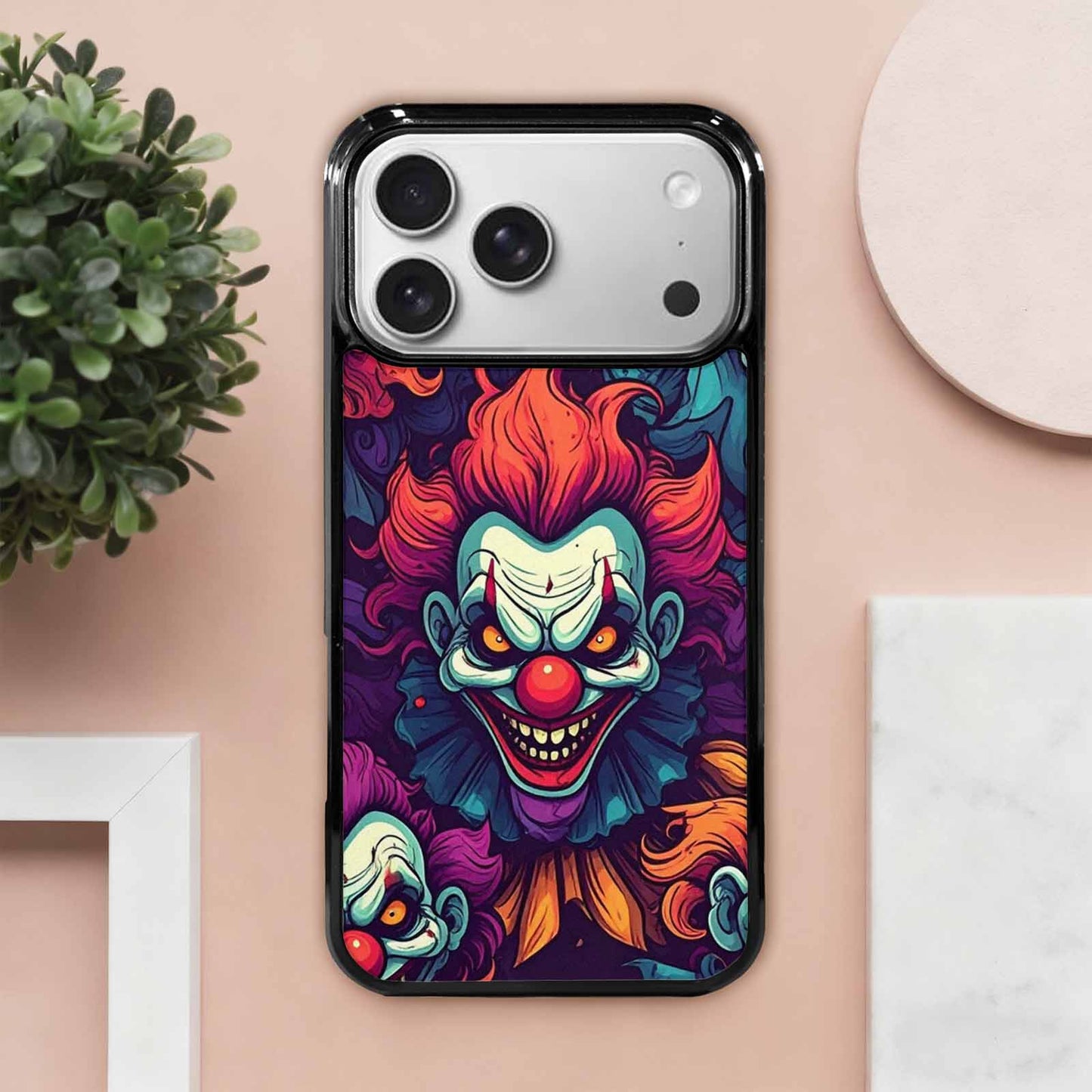 iPhone 17 Pro Max Case — Evil Clowns Cartoon Art Cartoon Cute, Customized Protective Case