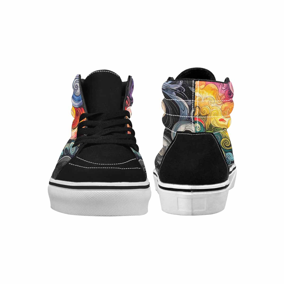 MEN'S Tie High Top Canvas Dreamlike Custom Shoes
