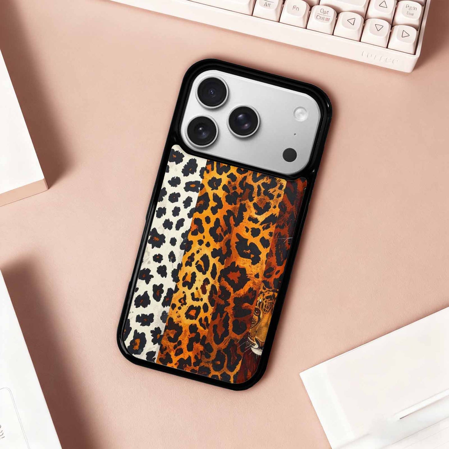iPhone 17 Pro Case — Small Animal Print Pattern Randomly Animal, Customized Protective Case