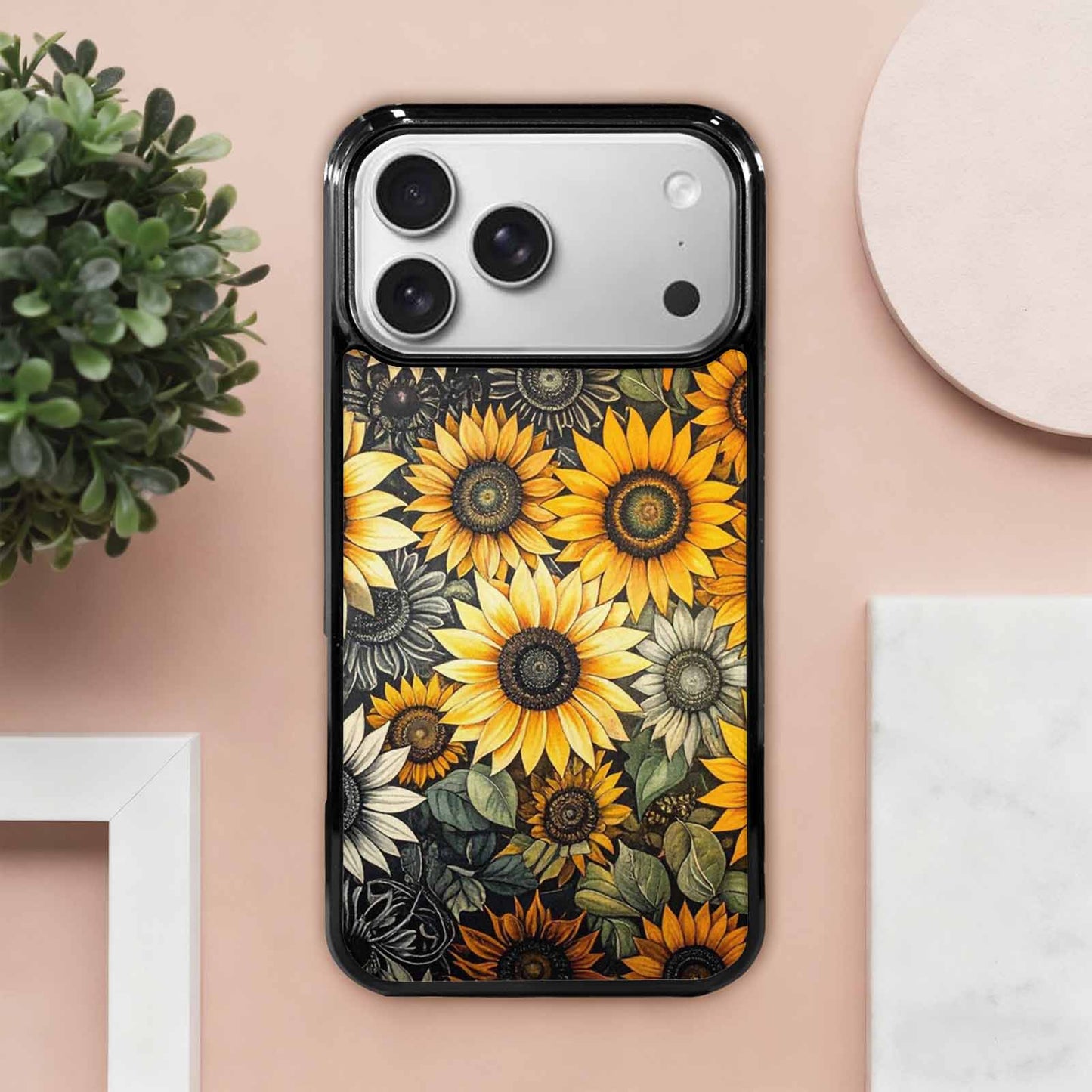 iPhone 17 Pro Max Case — Blend Melt Them Together Floral, Personalized Phone Case