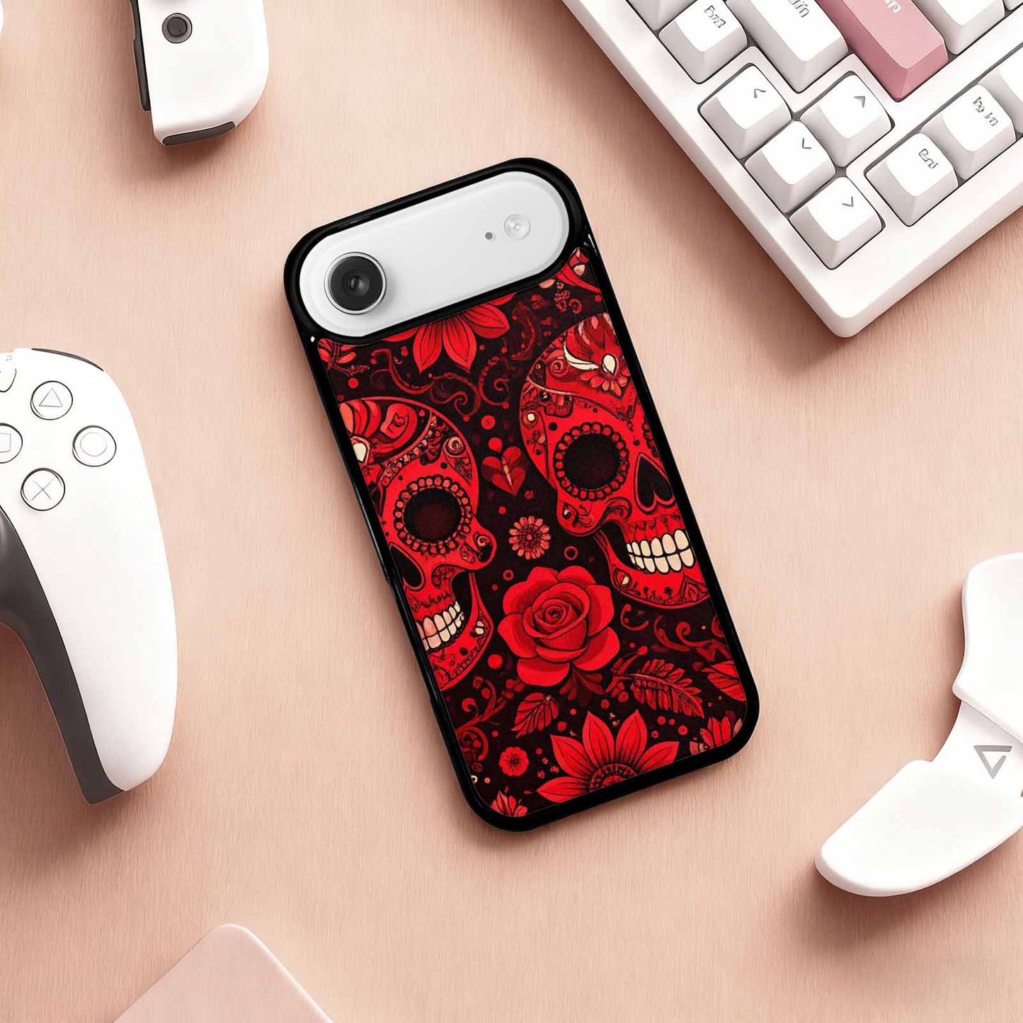 iPhone 17 Air Case — Skull Dark Art Gothic Print Gothic, Personalized Phone Case