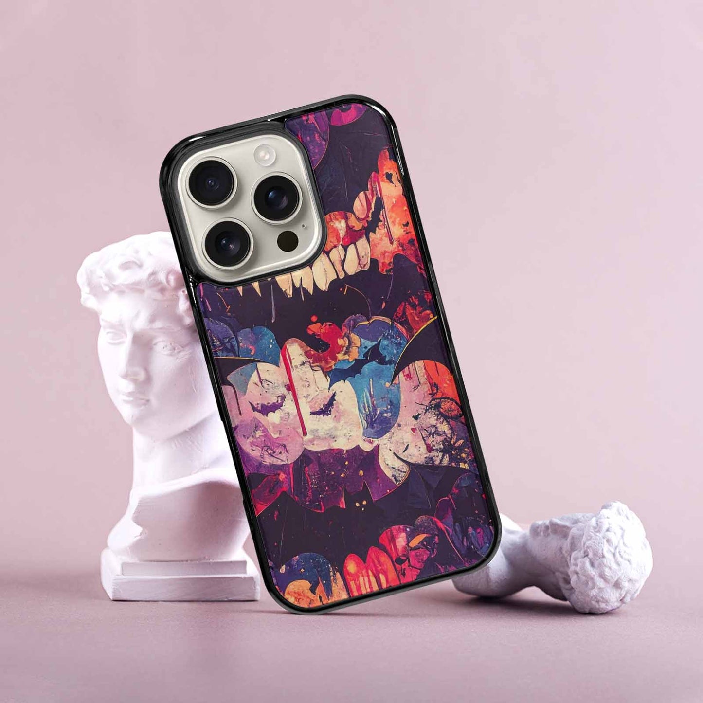 iPhone 16 Pro Case — Vampire Fangs Bats Vampire Fangs And, Custom Art Phone Cover