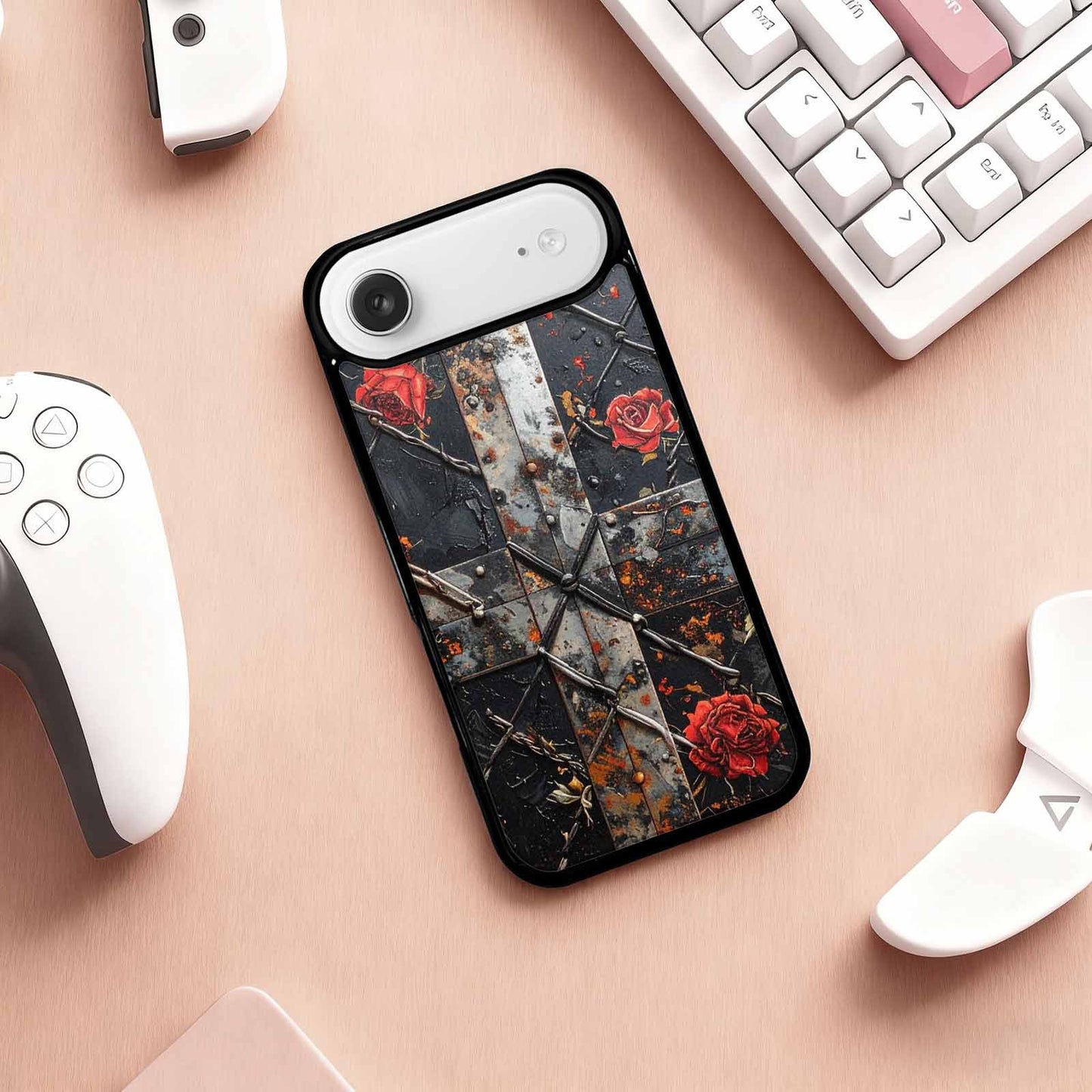 iPhone 17 Air Case — Small Barbed Wire And Chain Original, Custom Phone Case
