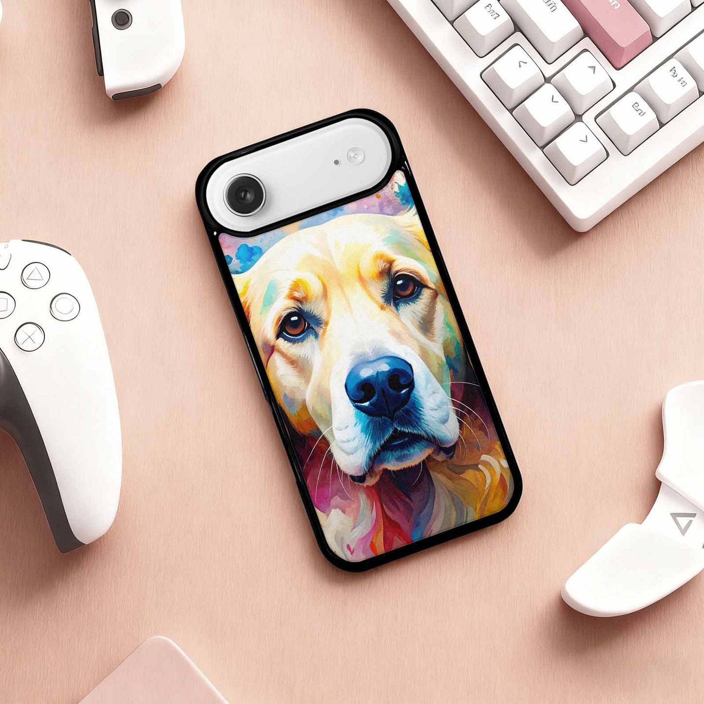 iPhone 17 Air Case — Golden Retriever Watercolor Art Pattern Watercolor, Custom Printed Phone Case