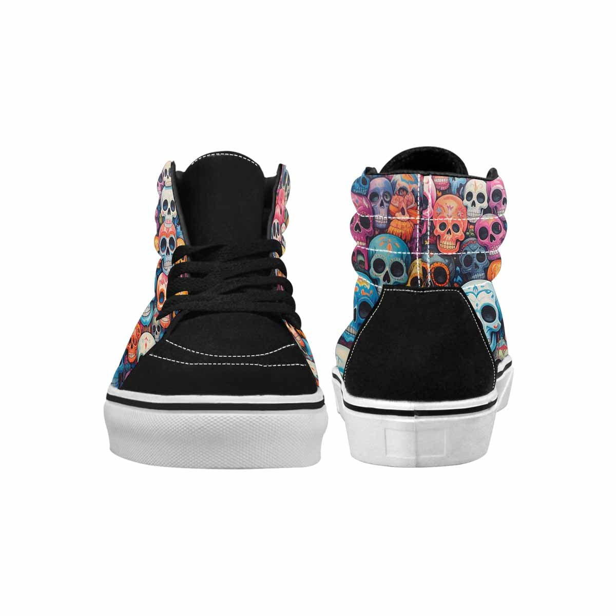 MEN'S Skulls (general) Skulls High Top Canvas Surreal Shoes