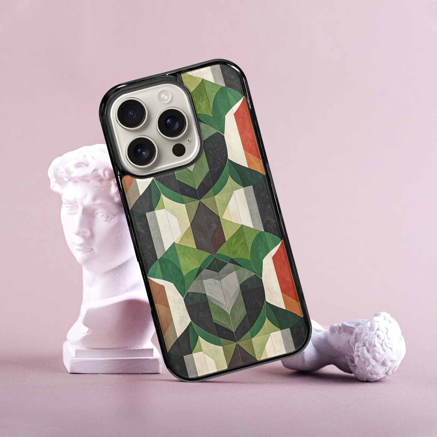 iPhone 16 Pro Case — Aromantic Flag Color Theme Small Rainbow, Custom Phone Case