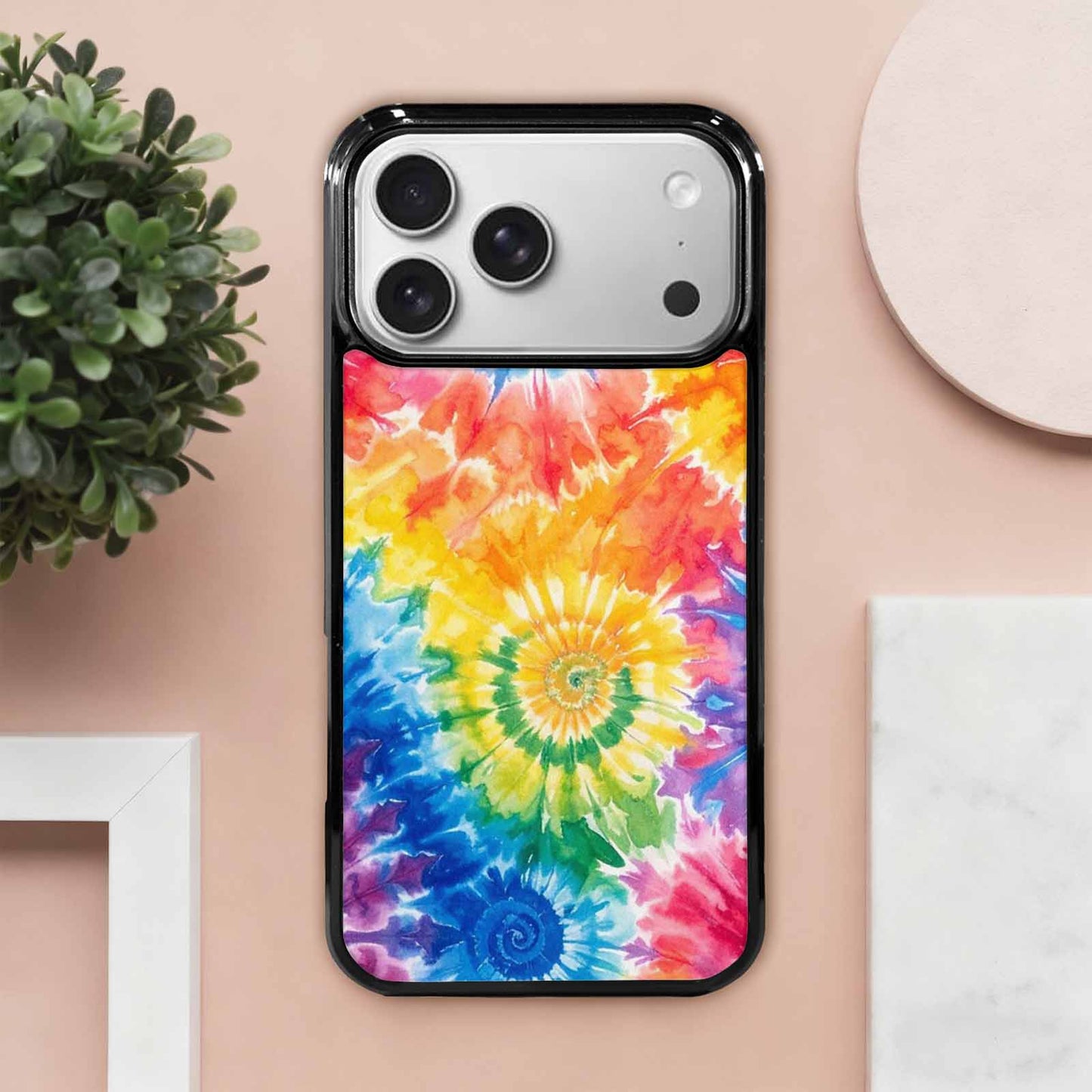 iPhone 17 Pro Max Case — Small Tie Dye Swirl Tie Dye, Custom Art Phone Cover