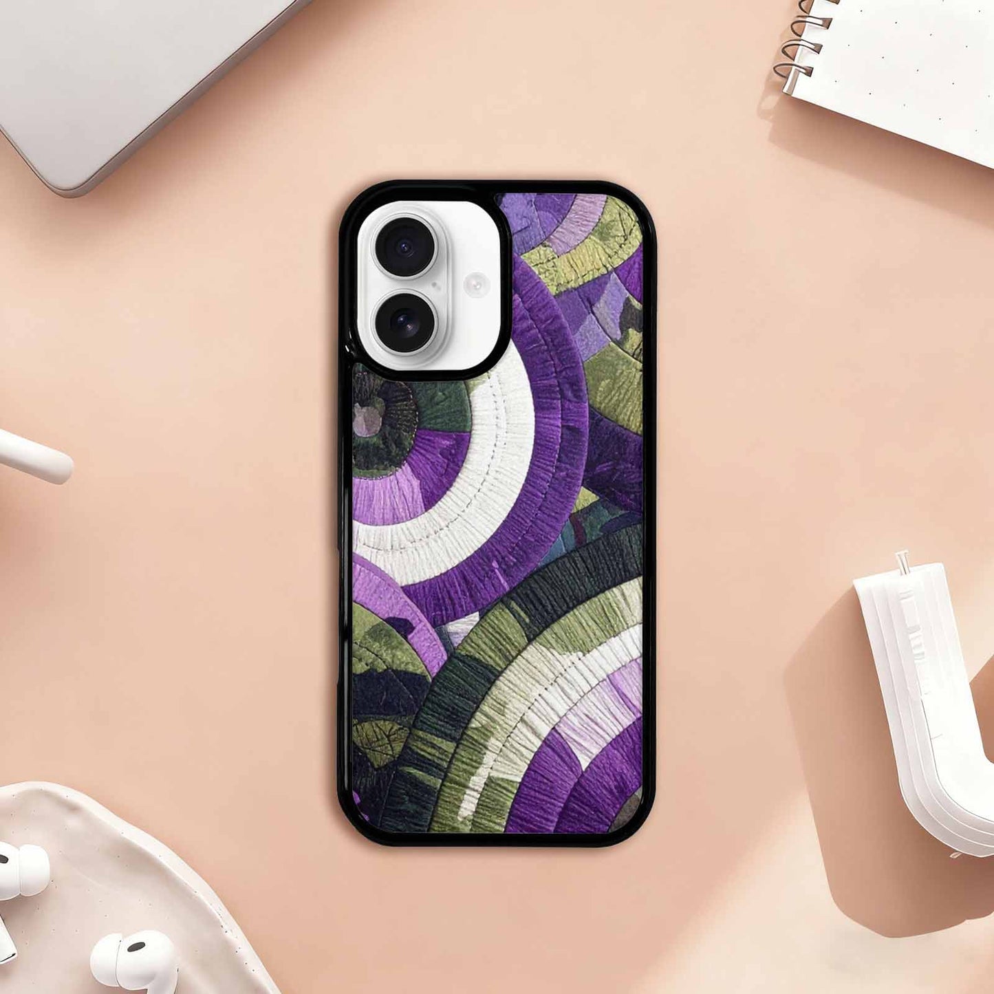 iPhone 17 Case — Vivid Camo Genderqueer Camo, Custom Printed Phone Case