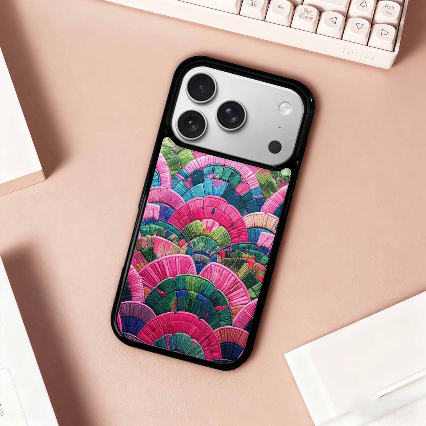 iPhone 17 Pro Case — Vivid Camo Polysexual Pride Camo, Custom Print Case Cover