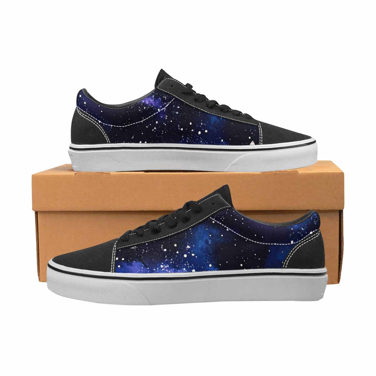 WOMEN'S Galaxy Art - Canvas Lace-Up Surreal Shoes