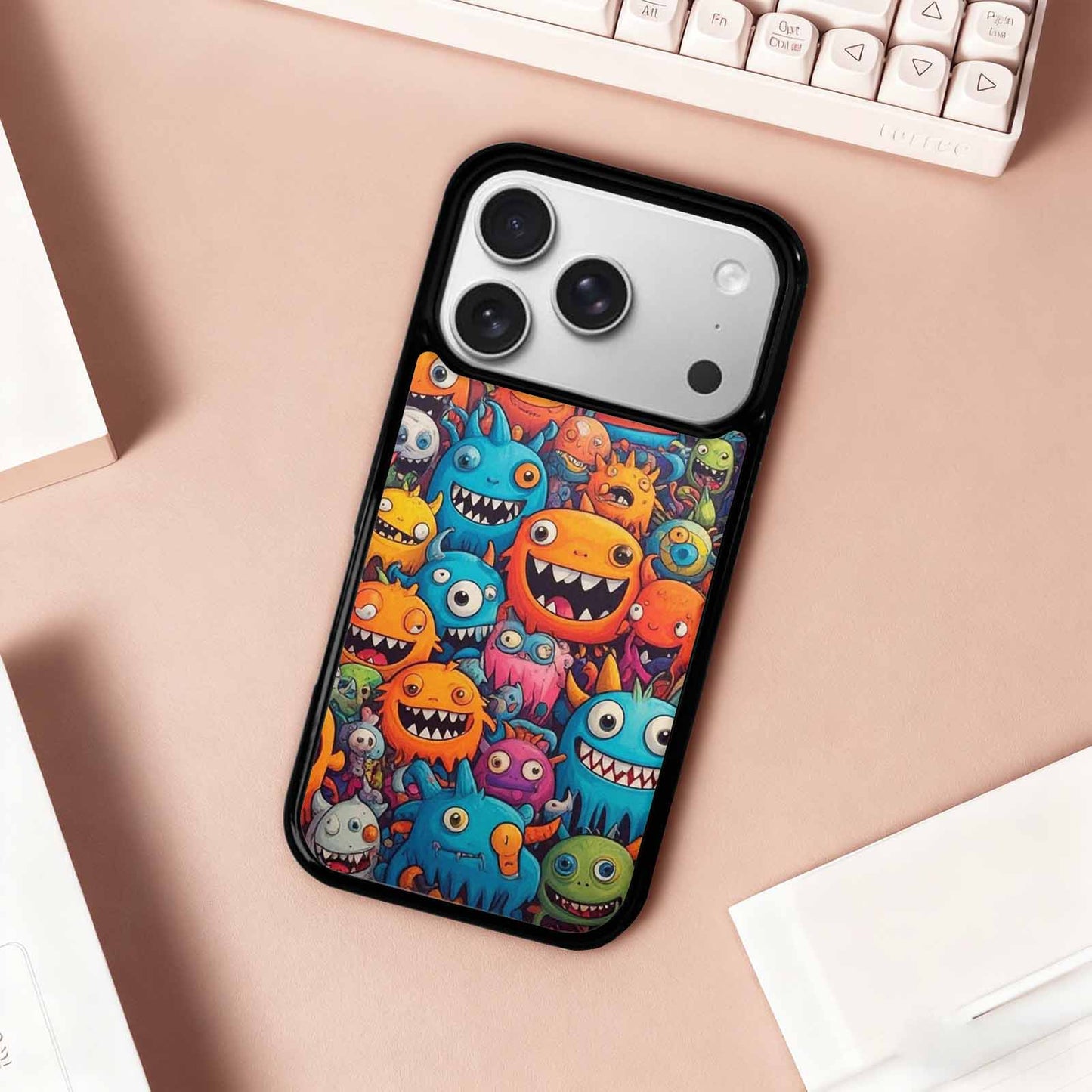 iPhone 17 Pro Case — Monsters General Cartoon Monst D4o Cartoon, Custom Print Case Cover