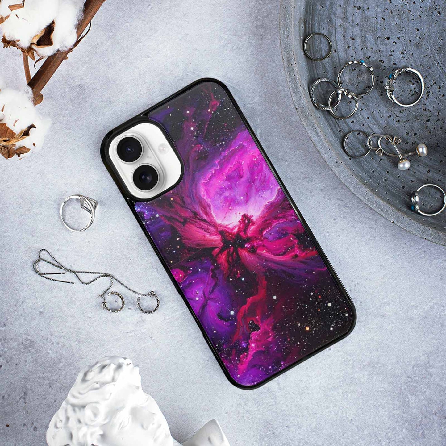 iPhone 16 Plus Case — Galaxy Nebula Galaxy Nebula Burs, Custom Phone Case