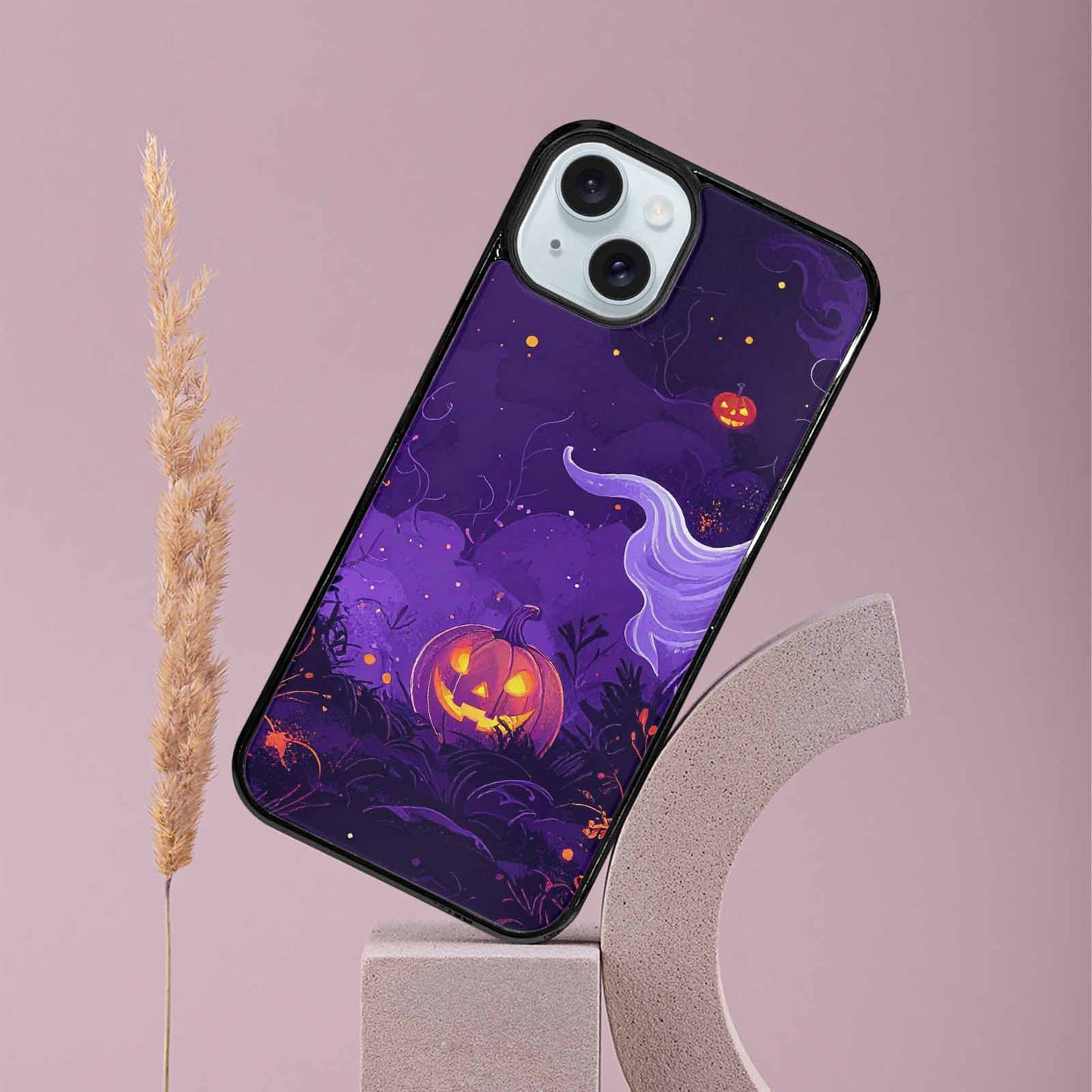 iPhone 15 Plus Case — Halloween Art Print Edge To Edge, Original Design Phone Case