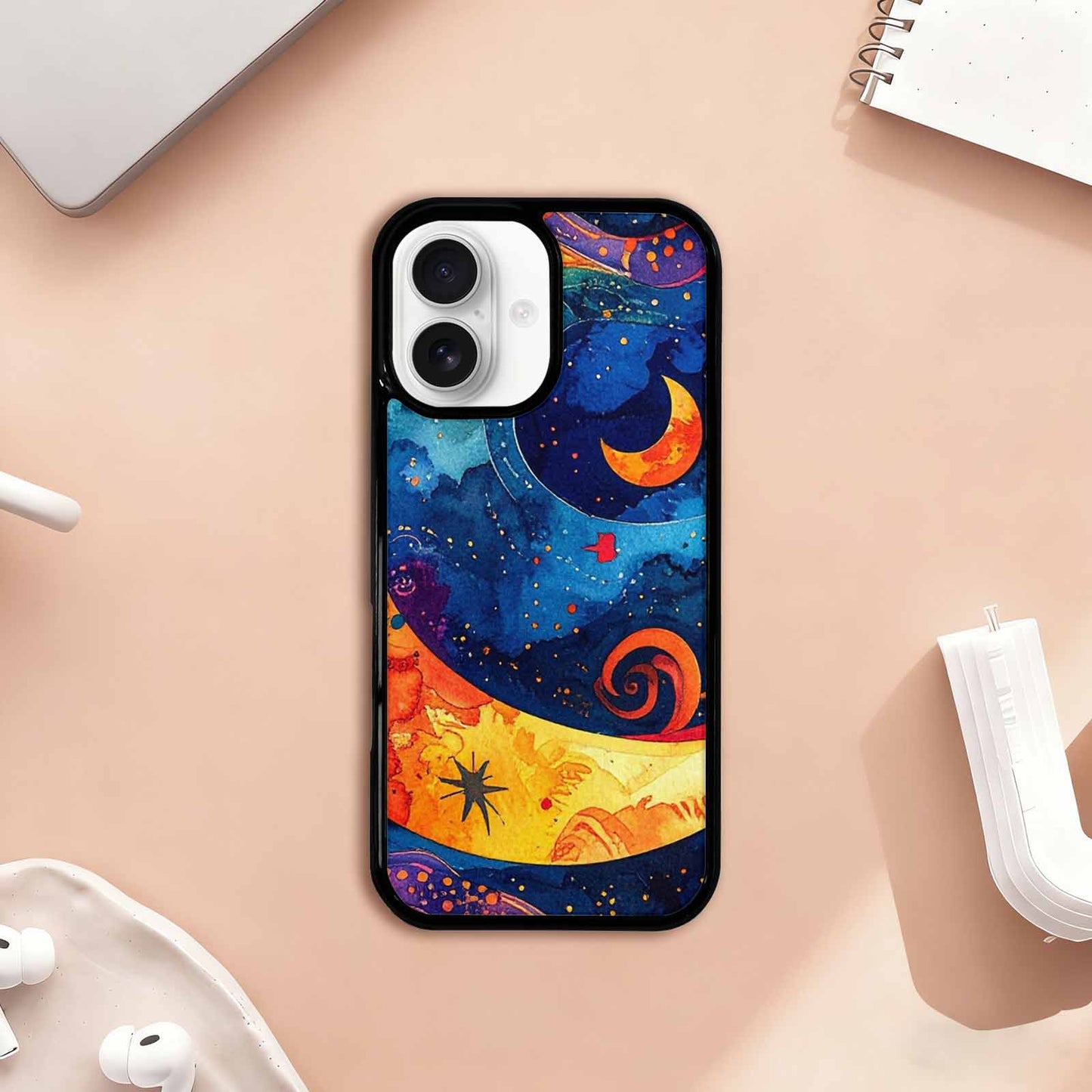iPhone 17 Case — Watercolor Cinco De Watercolor Abstract, Personalized Phone Case