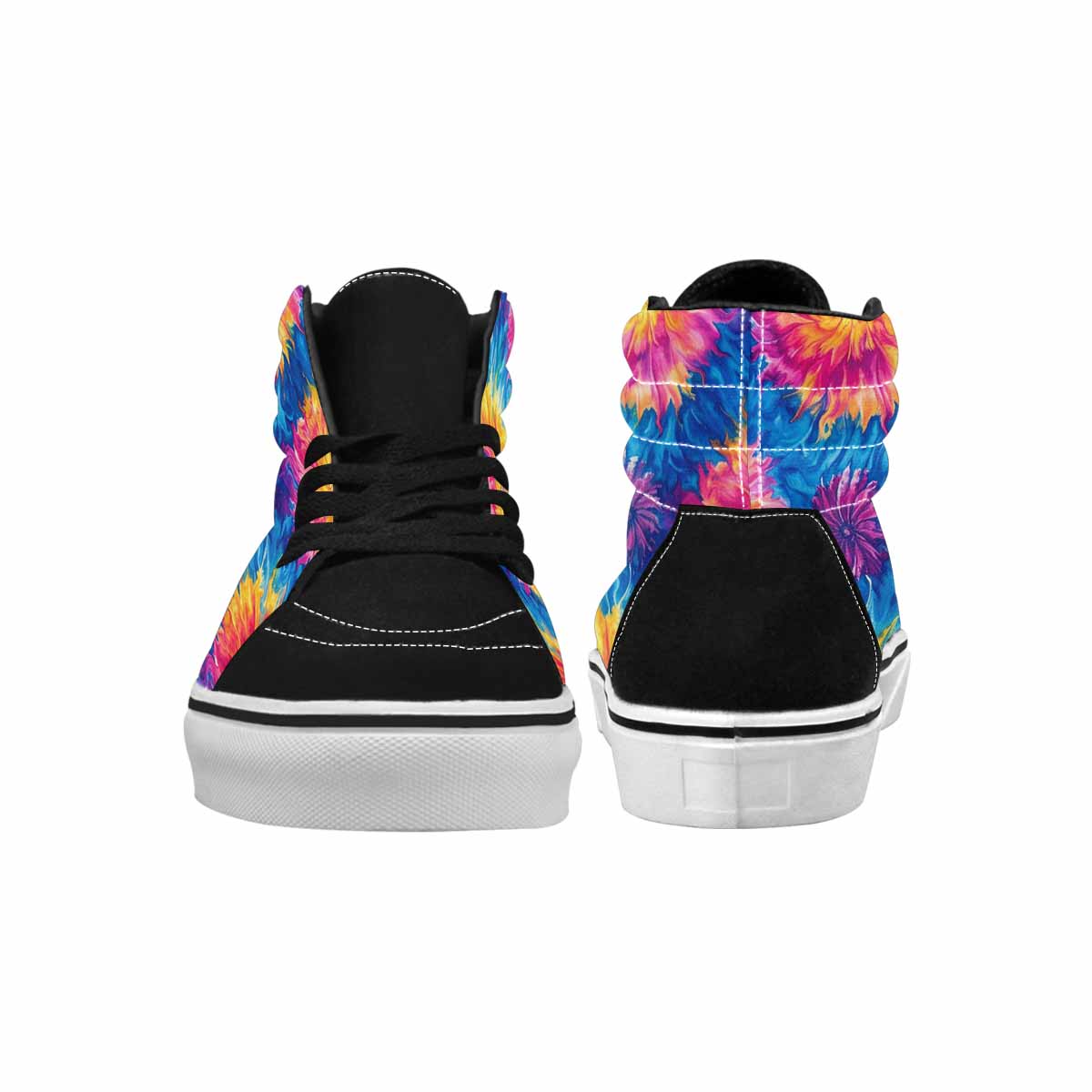 MEN'S Tie Dye Swirl High Top Canvas Surreal Shoes