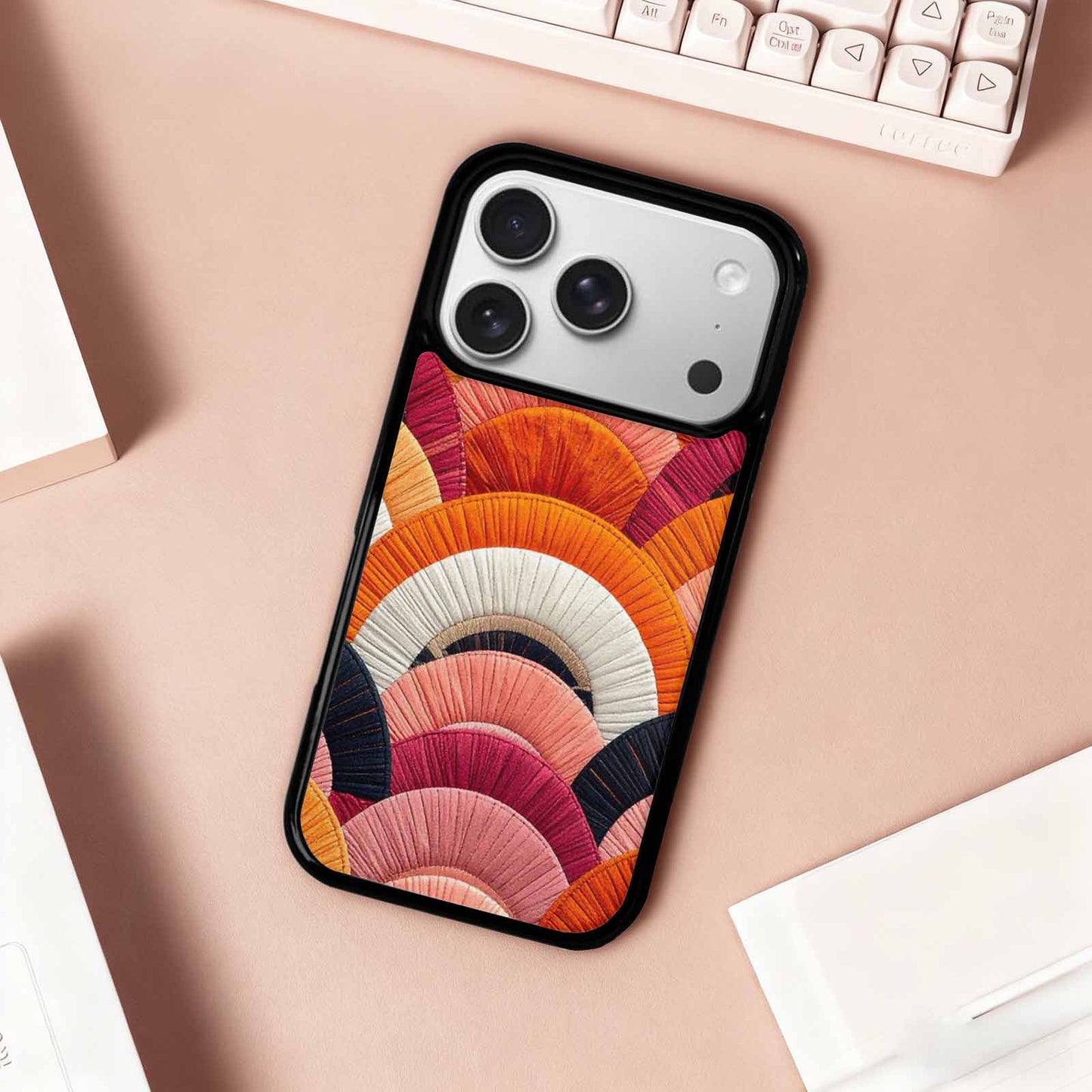 iPhone 17 Pro Case — Vivid Camo Lesbian Pride Camo, Custom Printed Phone Case