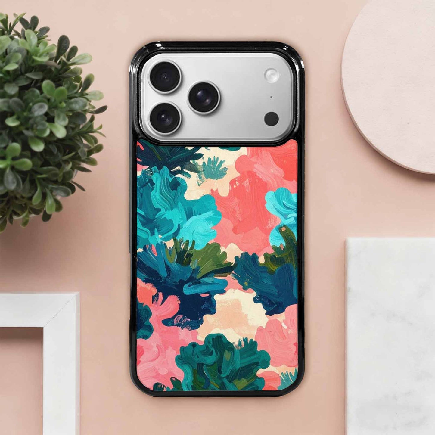 iPhone 17 Pro Max Case — Seamless Tileable Pattern Of Camo, Custom Made Phone Cover