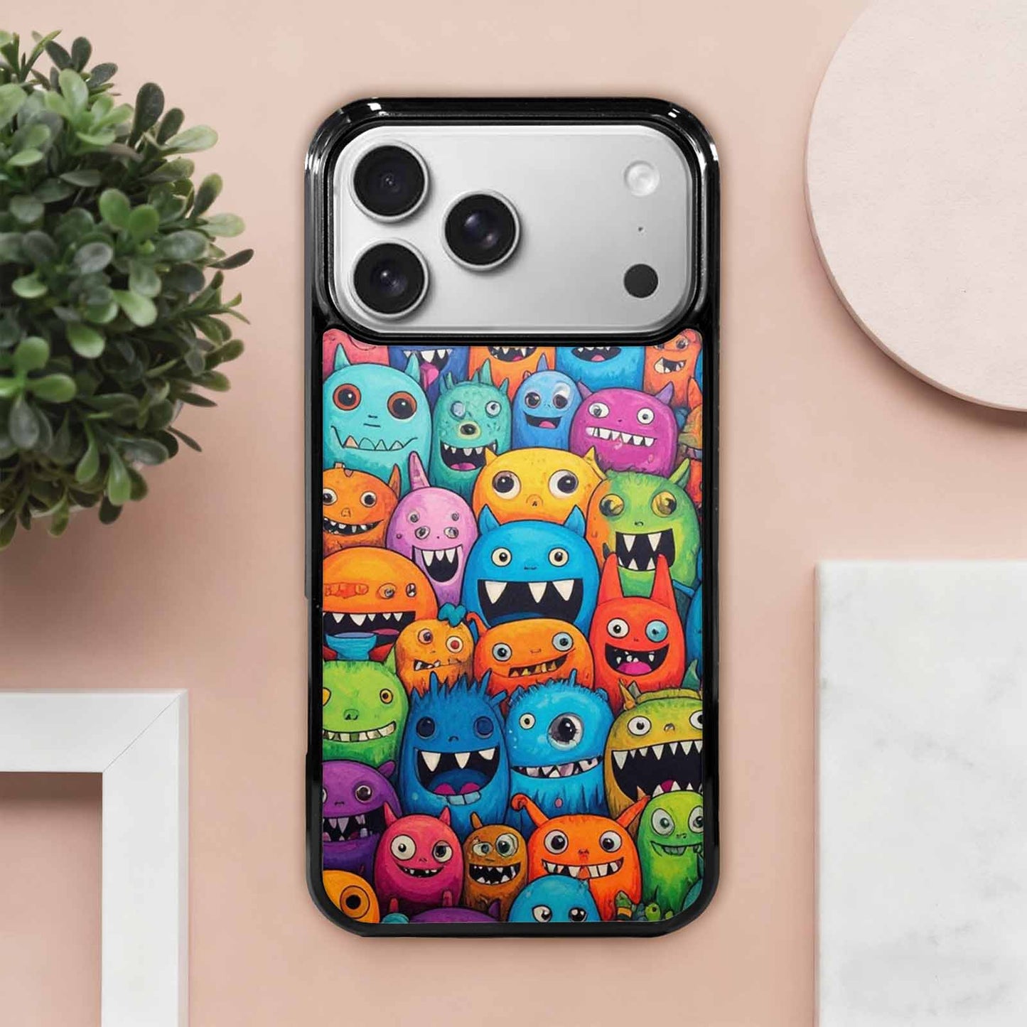 iPhone 17 Pro Max Case — Monsters (general) Cartoon Monst Uus Cartoon, Customized Protective Case