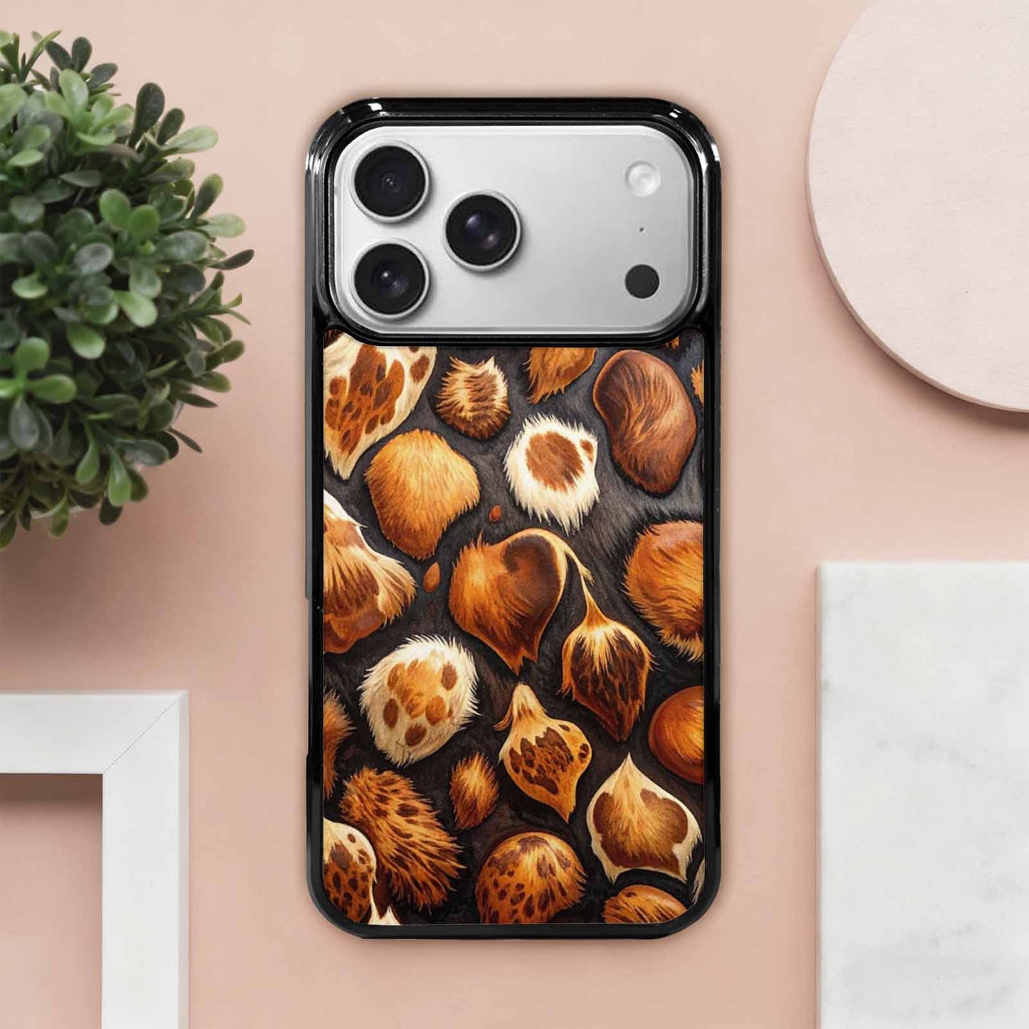 iPhone 17 Pro Max Case — Small Cow Animal Print Animal Print, Original Design Phone Case