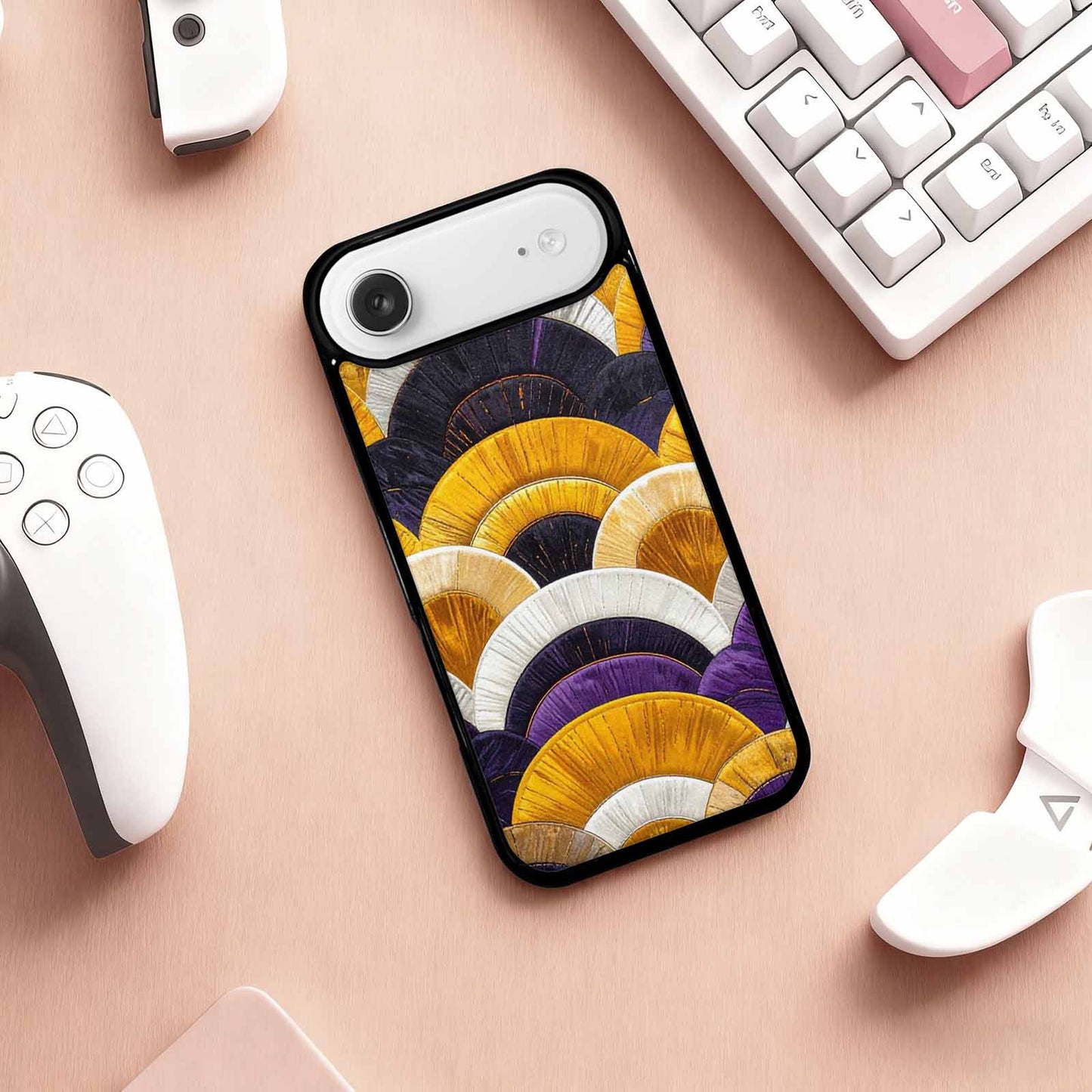 iPhone 17 Air Case — Vivid Camo Nonbinary Pride Camo, Custom Made Phone Cover