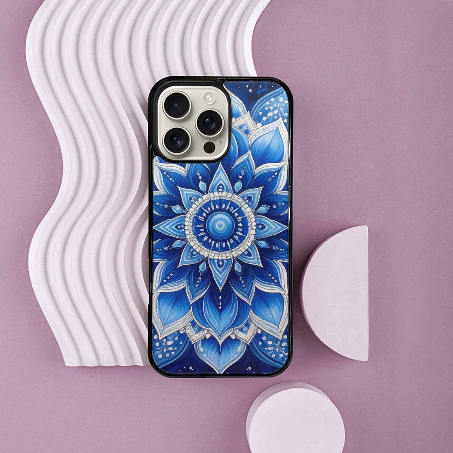 iPhone 16 Pro Max Case — Mandala Bohemian Print Edge To Edge, Custom Print Case Cover