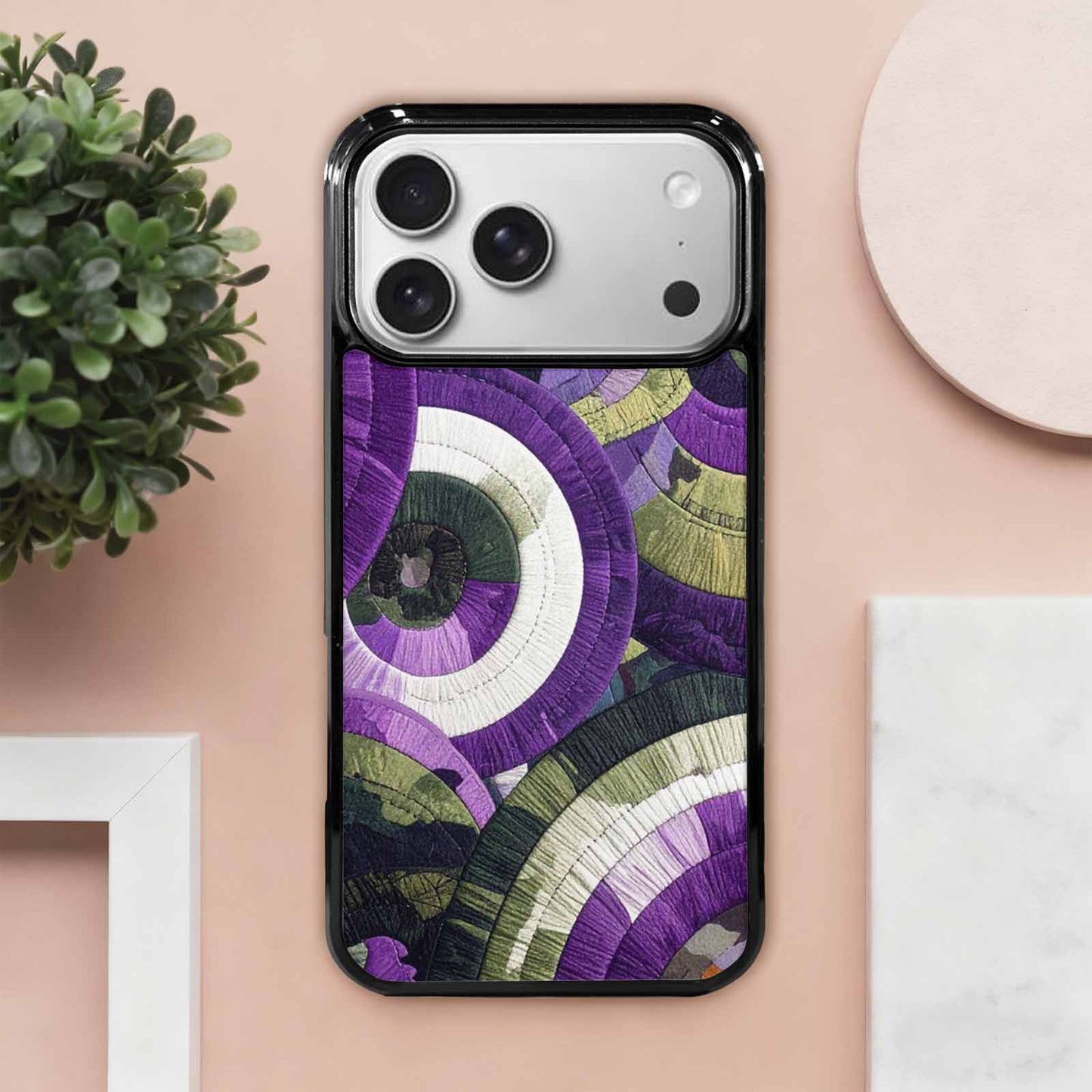 iPhone 17 Pro Max Case — Vivid Camo Genderqueer Camo, Custom Printed Phone Case