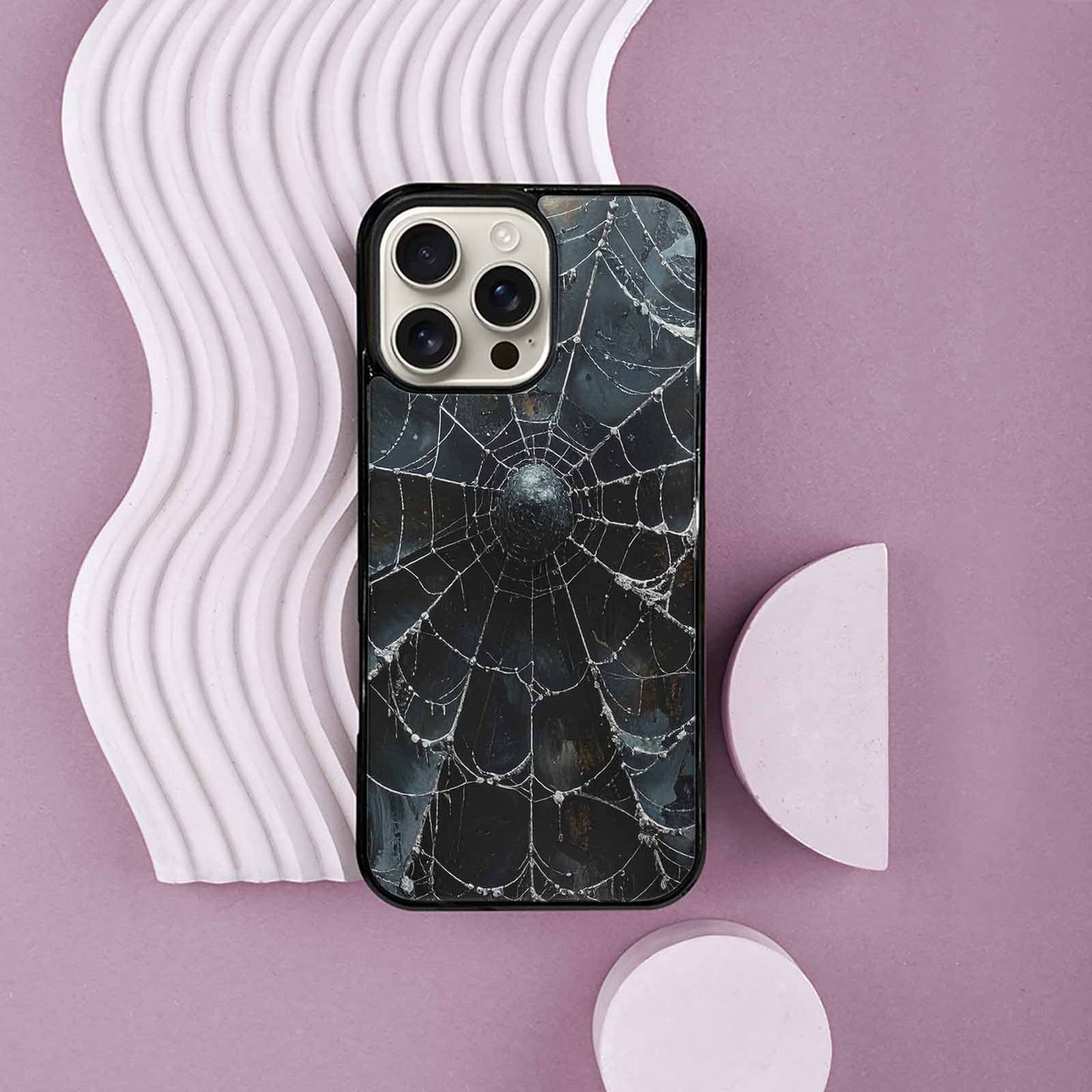 iPhone 16 Pro Max Case — Spider Web Gothic Spider Web Gothic, Customized Protective Case