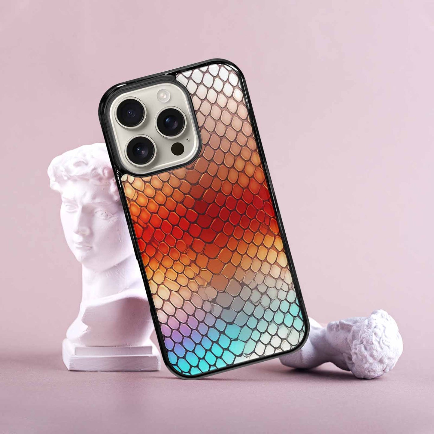 iPhone 16 Pro Case — Dark Snake Print Custom, Custom Made Phone Cover