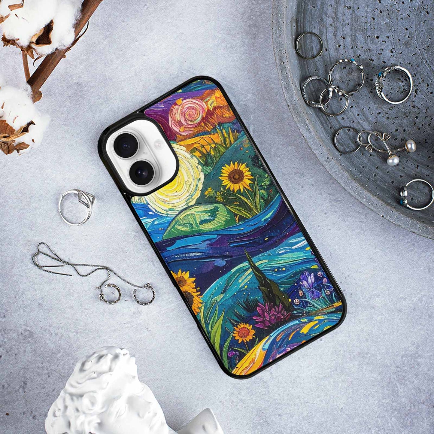 iPhone 16 Plus Case — Blend All Versions Together Melting Together, Customized Protective Case