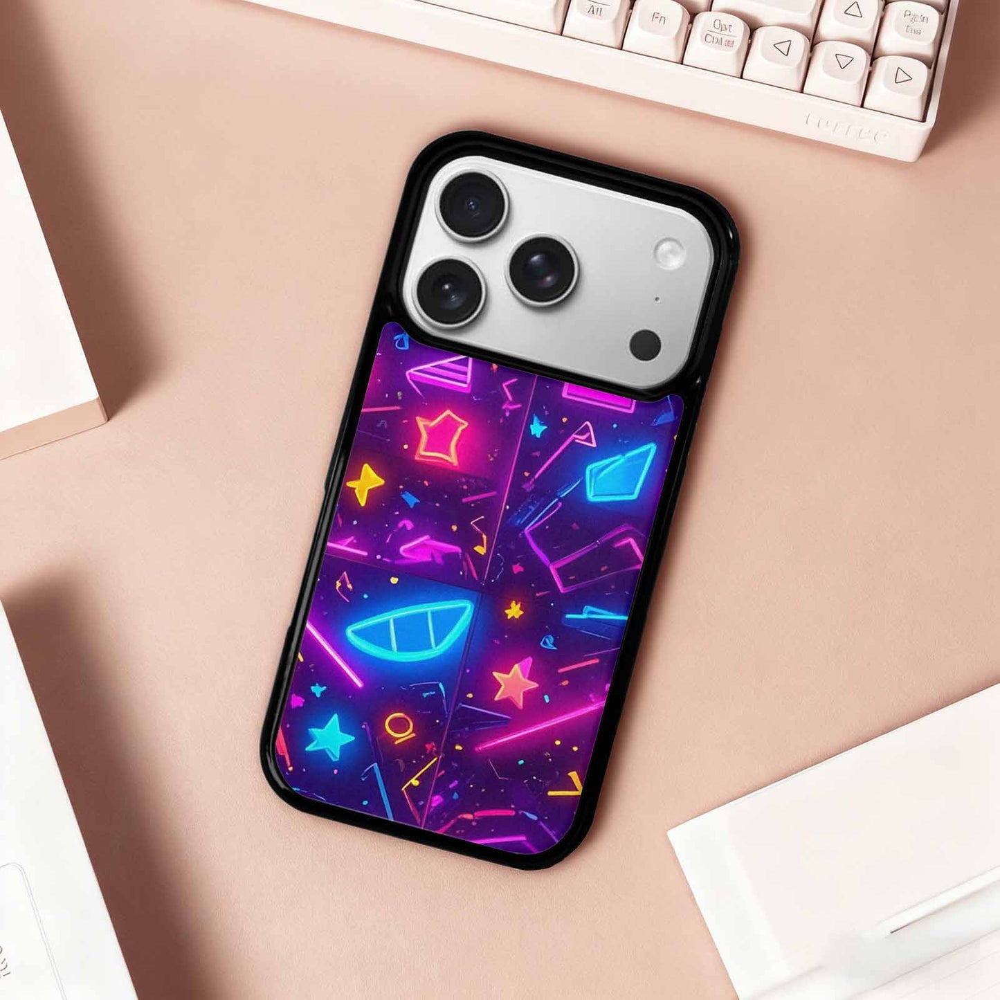 iPhone 17 Pro Case — Retro Motif Retro Motifs Pattern Retro, Custom Made Phone Cover