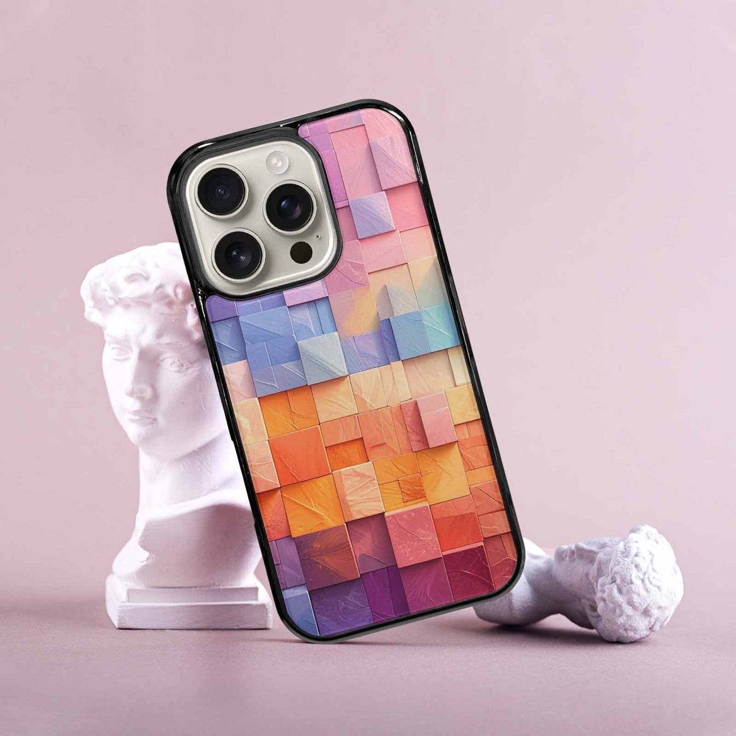 iPhone 16 Pro Case — Color Gradient Fade Pattern Hundreds Of, Custom Art Phone Cover