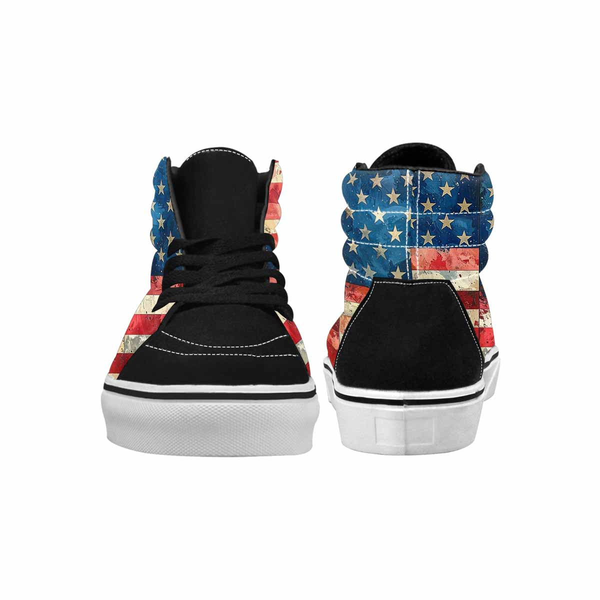 WOMEN'S American Flag Stars High Top Canvas Dreamcore Sneakers