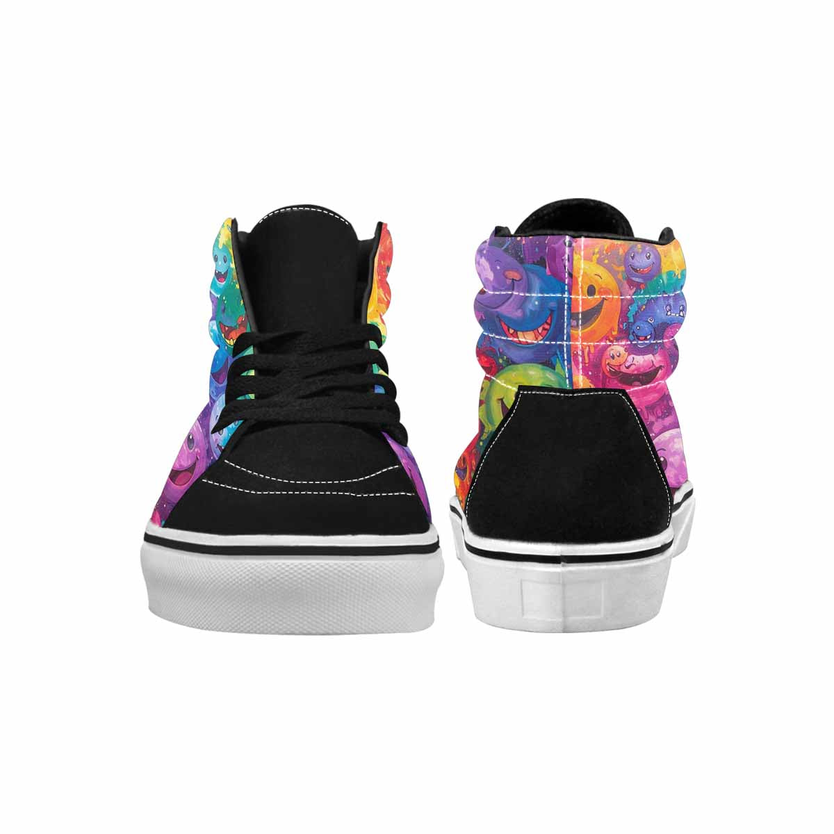 MEN'S Smiley Facessmiley Faces High Top Canvas Dreamcore Shoes