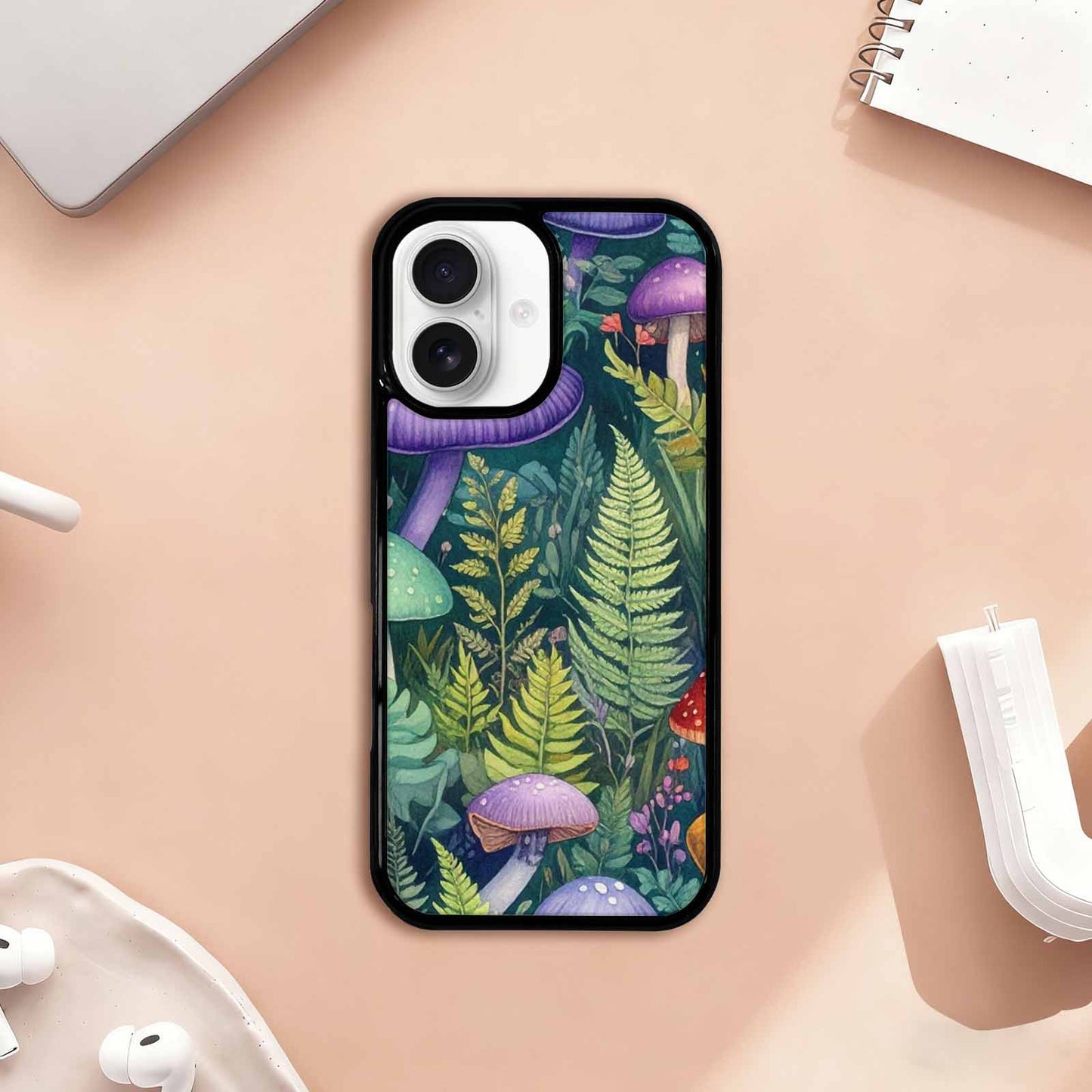 iPhone 17 Case — Mushrooms Botanicalmushrooms P Hmi Floral, Personalized Phone Case