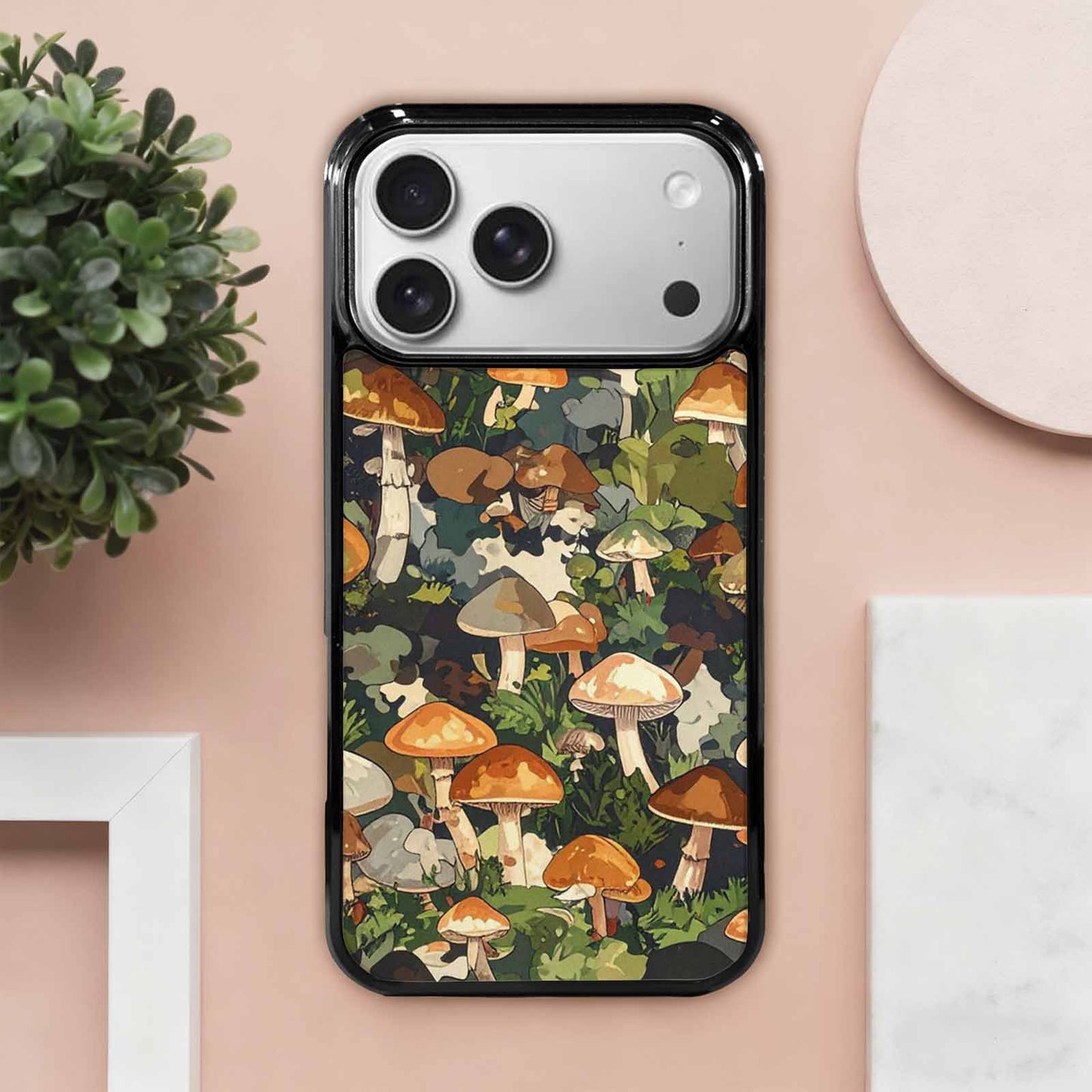 iPhone 17 Pro Max Case — Mushrooms Camomushrooms Patter G1e Camo, Custom Designed Case Cover
