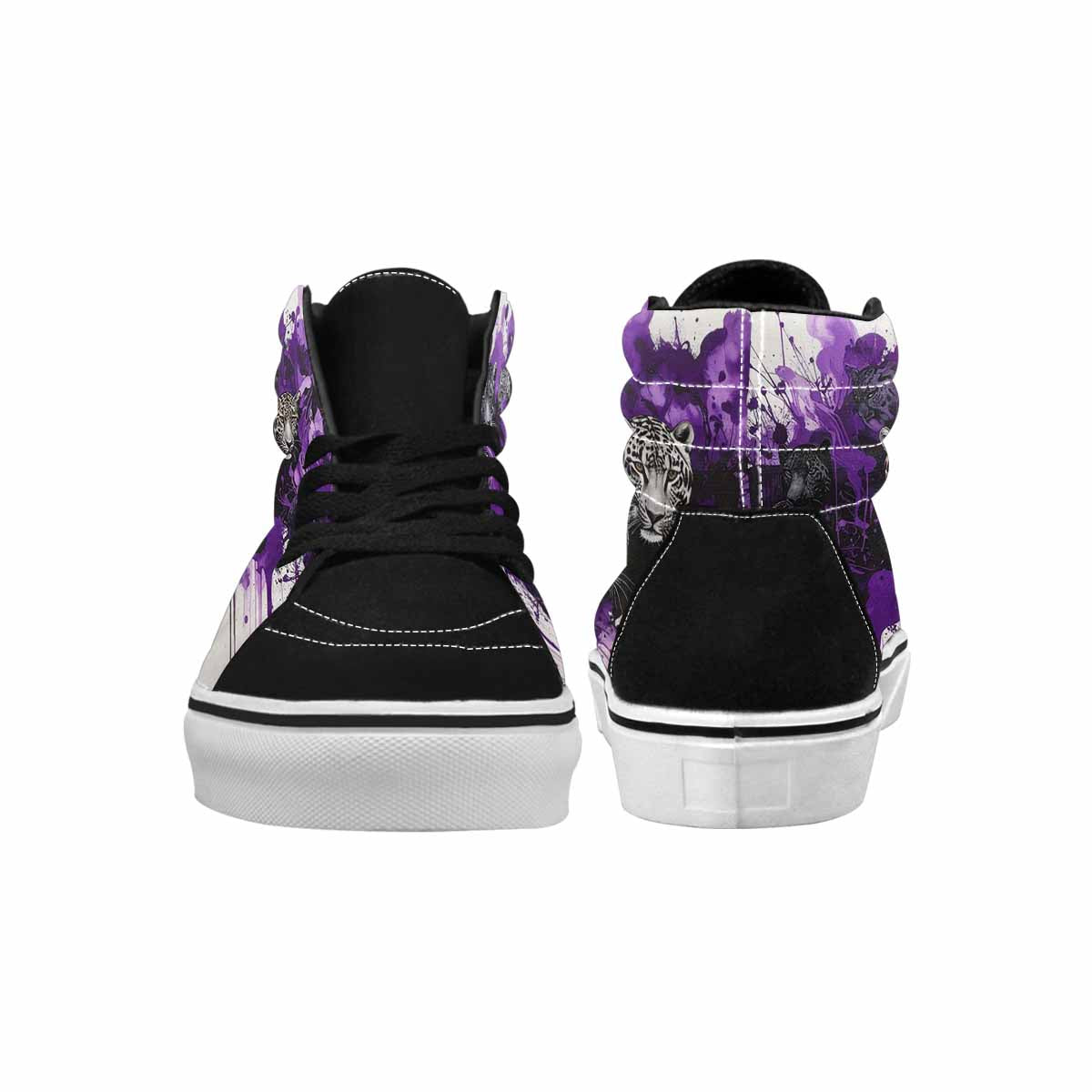 MEN'S Animal Print High Top Canvas Y2K Custom Shoes