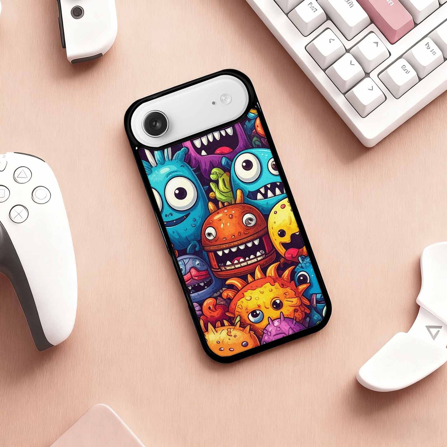 iPhone 17 Air Case — Small Cartoon Monster Character Pattern Cartoon, Original Design Phone Case
