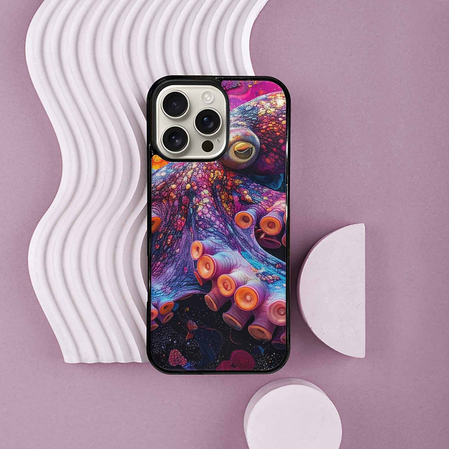 iPhone 16 Pro Max Case — Octopus Tentacle Octopus Tentacle Pattern Hundreds, Custom Printed Phone Case