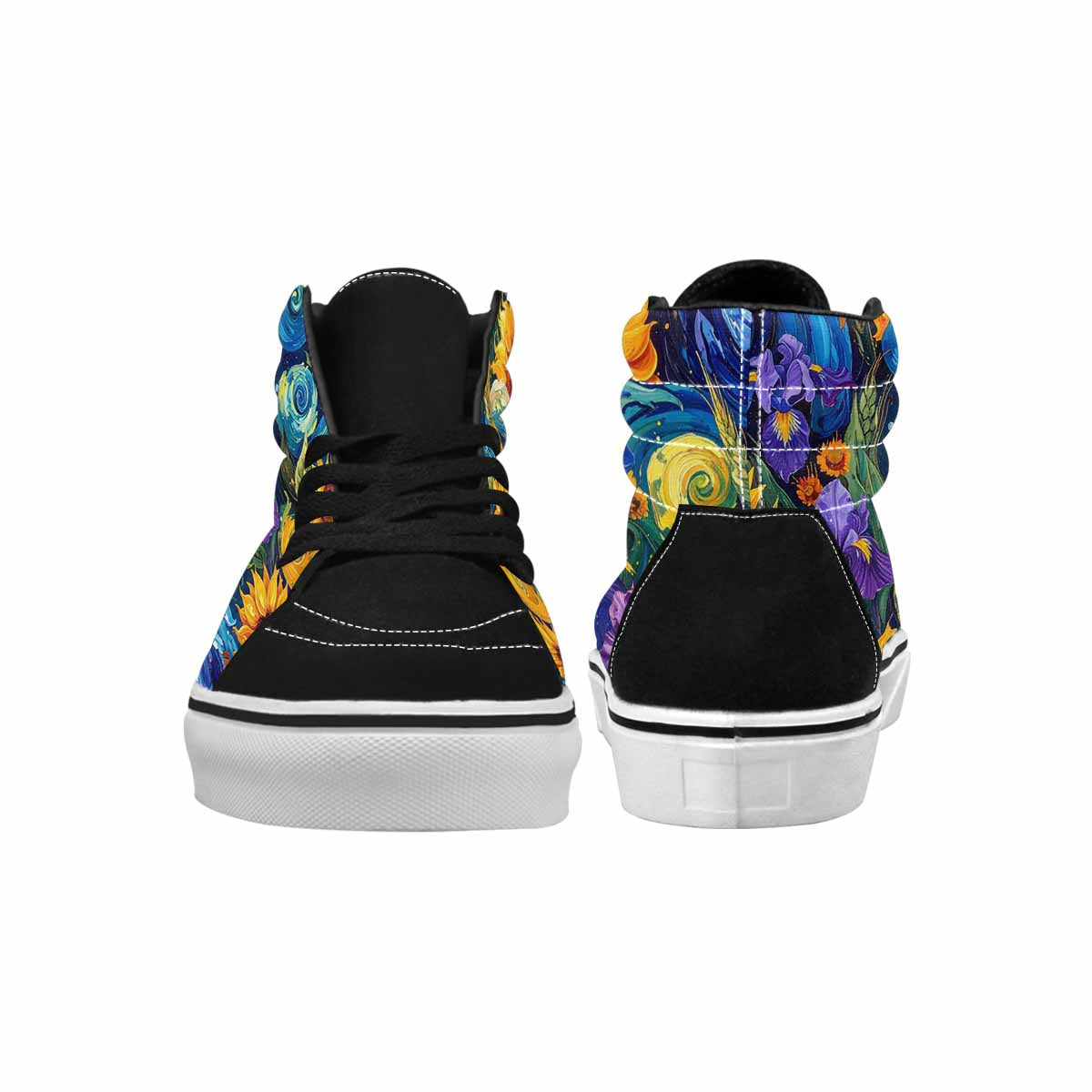 MEN'S Blend All Versions High Top Canvas Neon Fantasy Sneakers